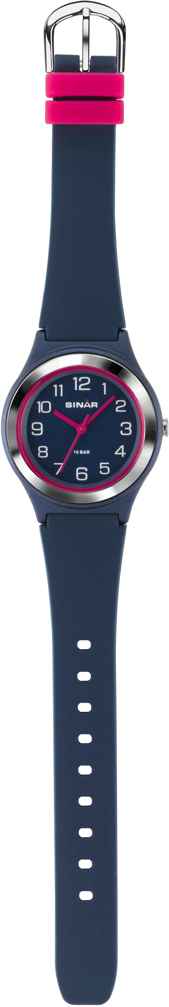 SINAR Quarzuhr XB-48-2, Armbanduhr, Damenuhr,Jugendliche, Silikonarmband, günstig online kaufen