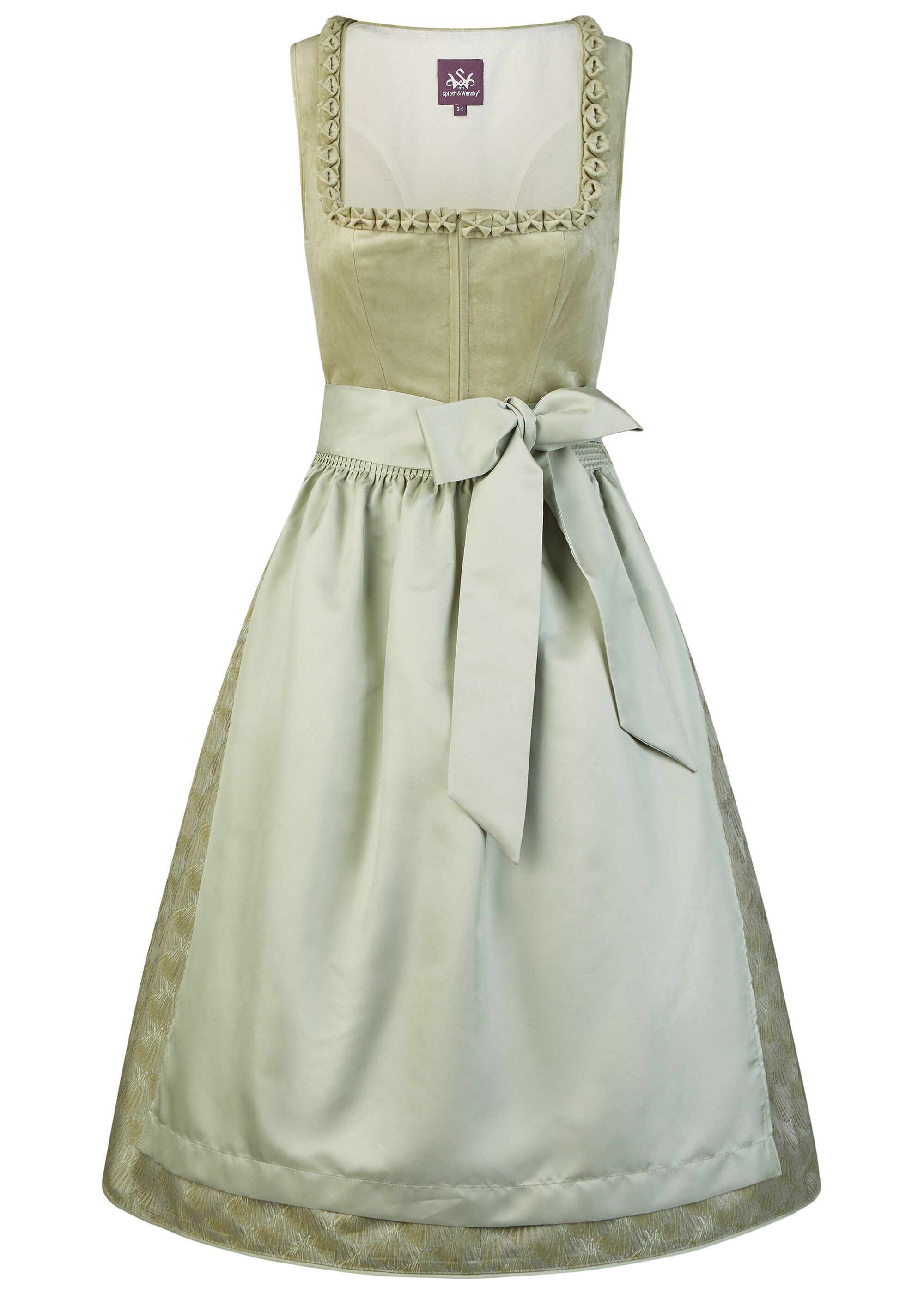 Spieth & Wensky Dirndl Hecken mit feinem Samtoberteil