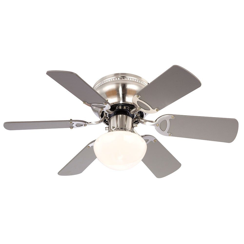 etc-shop Deckenventilator, LED Decken Lampe Ventilator Lüfter Kühler Zugschalter Beleuchtung
