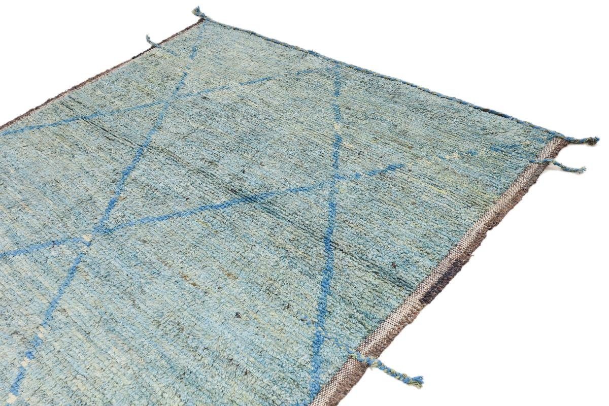 Orientteppich, Handgeknüpfter Berber Maroccan Orientteppich mm Nain 25 Trading, Höhe: Moderner Design 187x295 rechteckig,