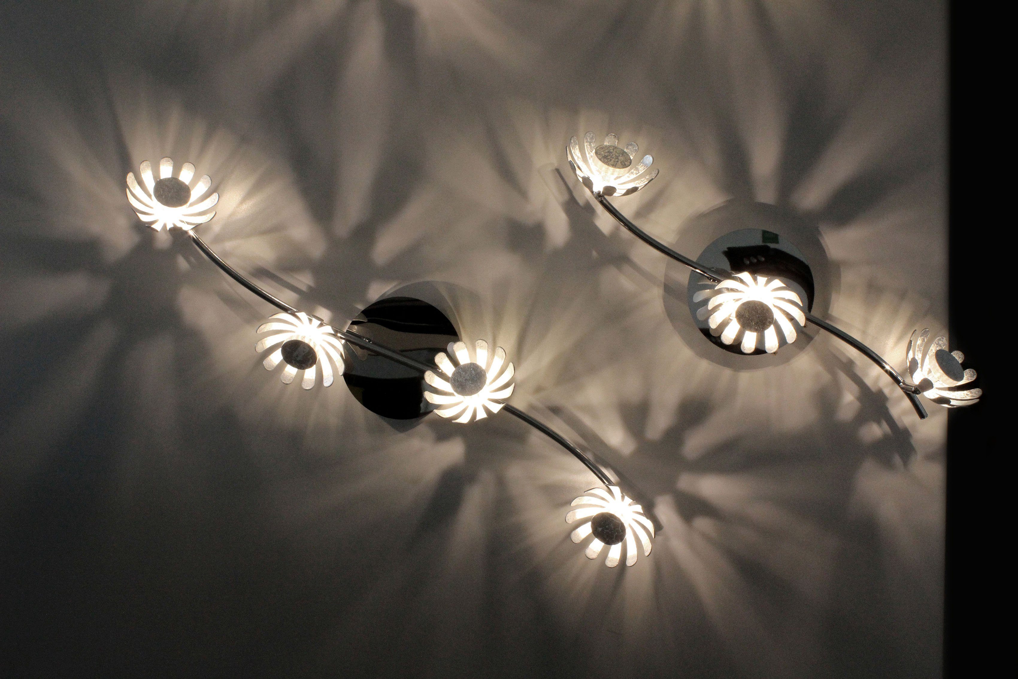 LED Bloom, fest integriert, Design Deckenleuchte LUCE LED Warmweiß