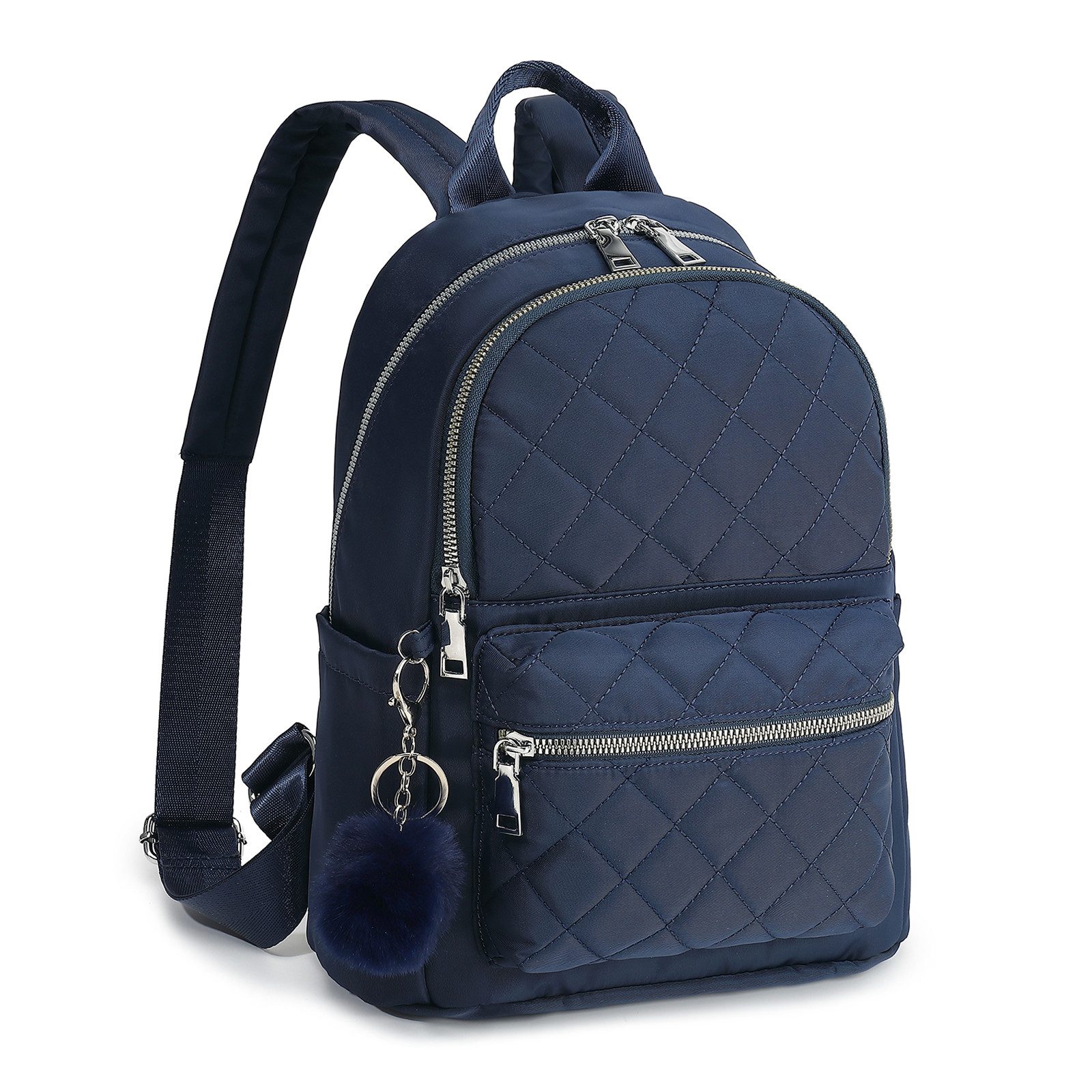Fassiona Cityrucksack Rucksack Damen Klein, Cityrucksack Nylon Wasserdicht Rucksäcke, Für Schule Travel Wandern Arbeit