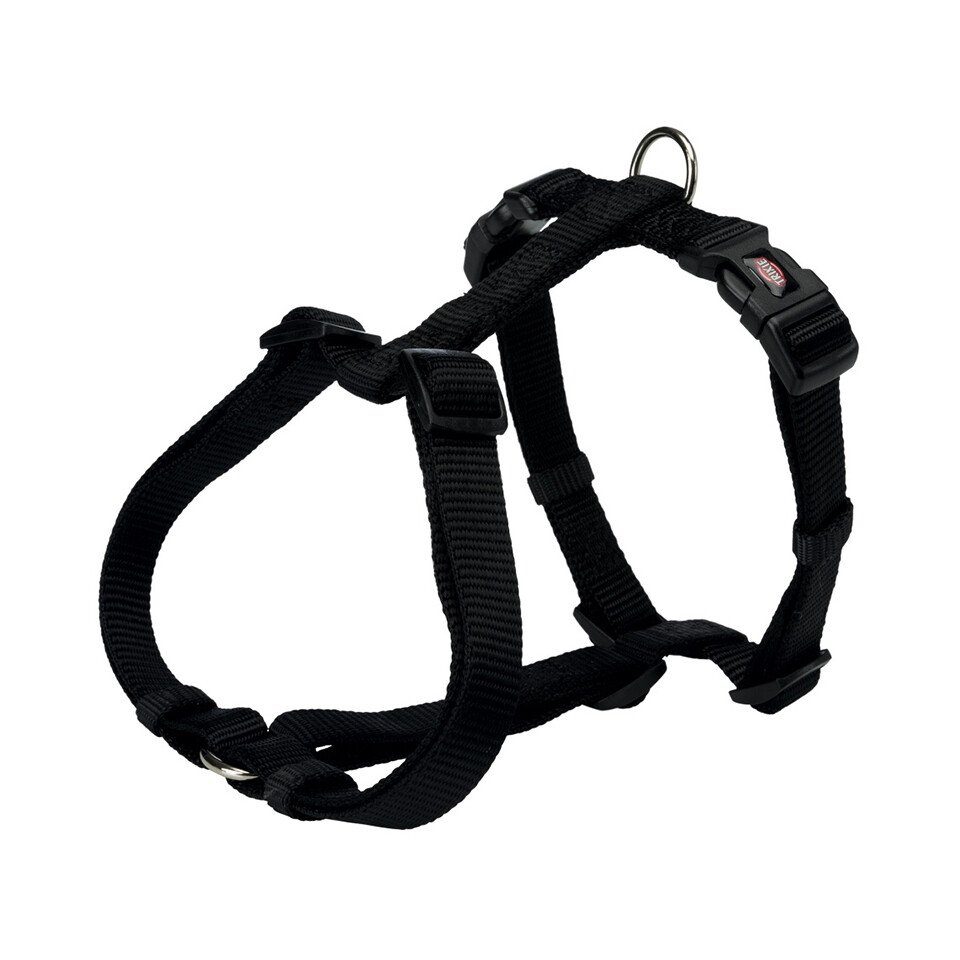 TRIXIE Hunde-Geschirr Premium H-Geschirr schwarz günstig online kaufen