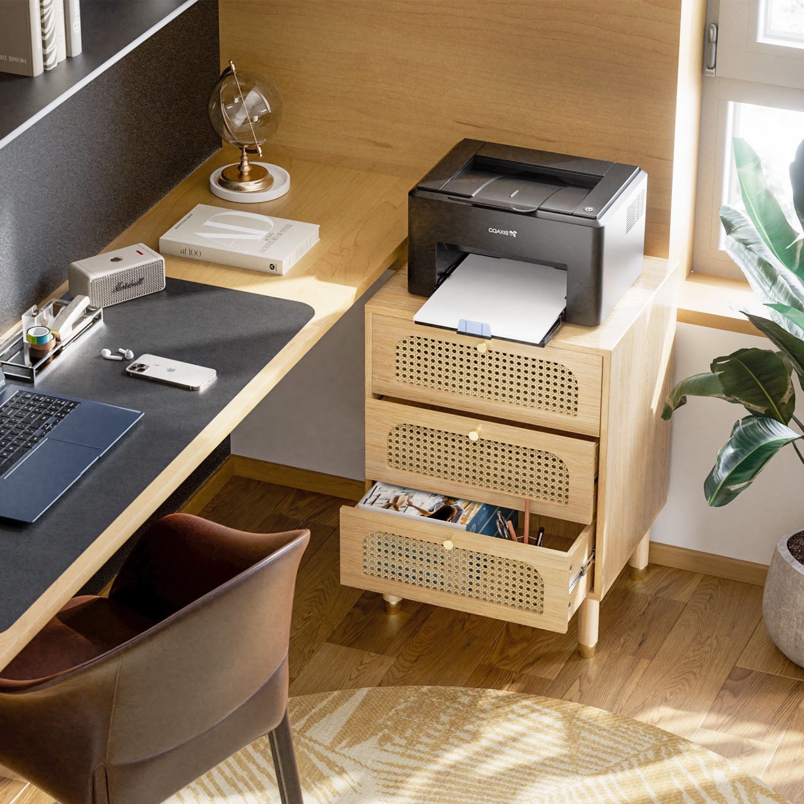 VINGLI Nachttisch mit Ladefunktion, Kommode mit günstig online kaufen