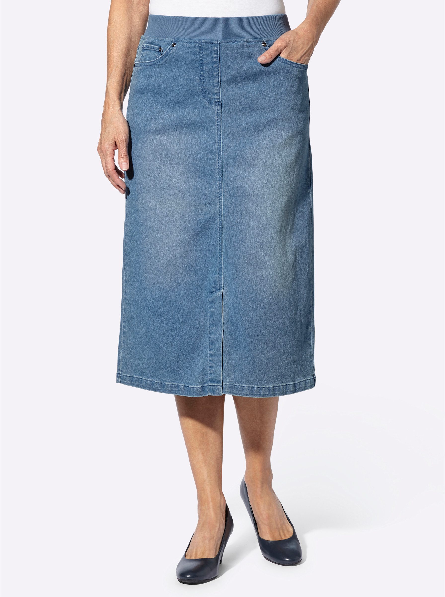 Witt A-Linien-Rock Jeansrock günstig online kaufen