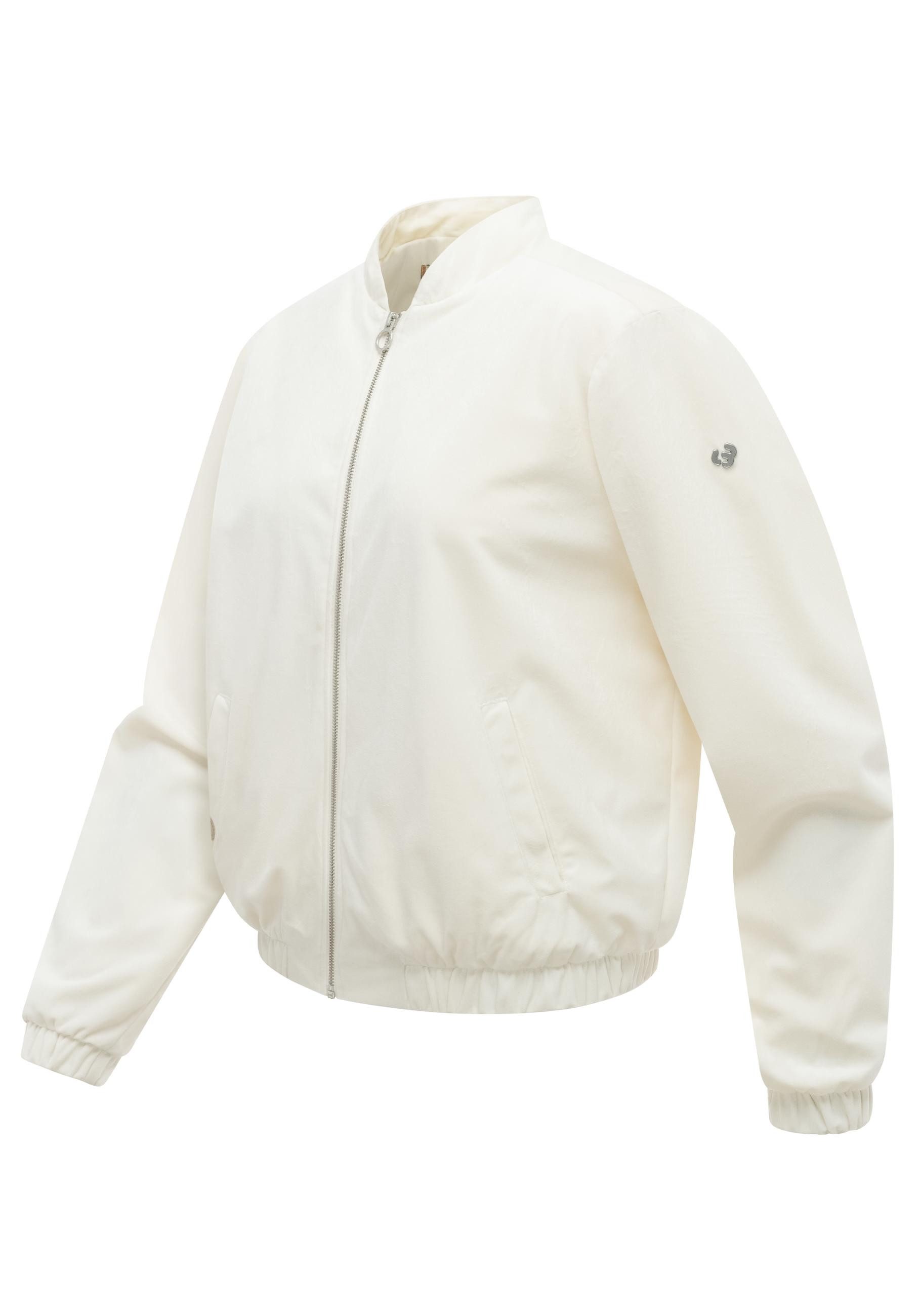Ragwear Bomberjacke Velvetie Modische Blousonjacke aus kuscheligem Samt