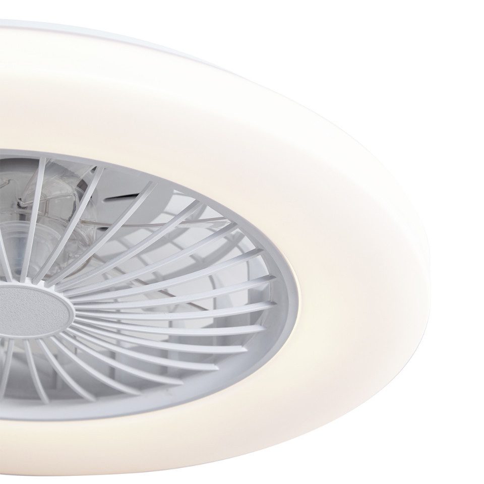 Qazqa Deckenventilator Clemo, (nicht austauschbare) LED, günstig online kaufen