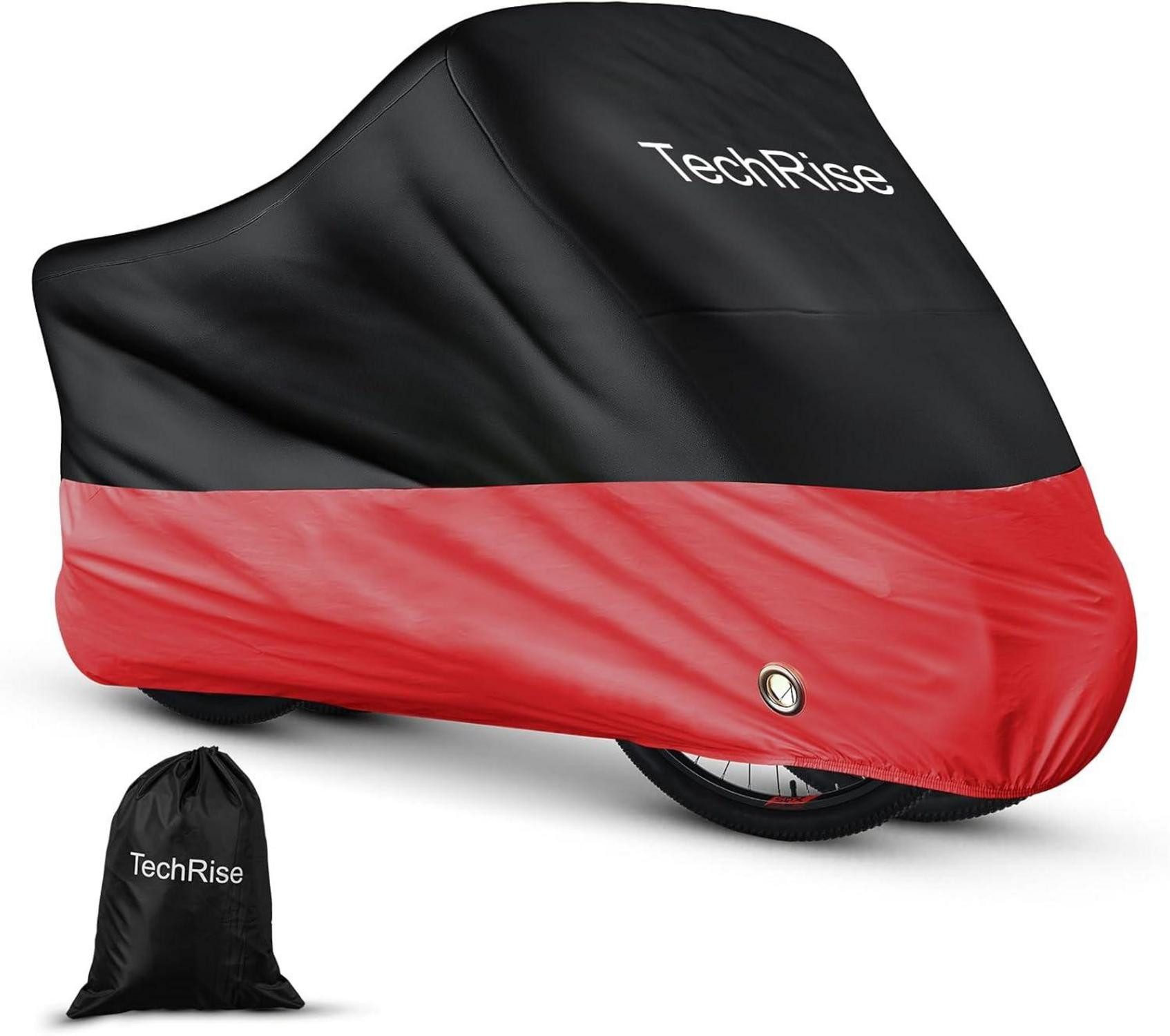 Fahrradschutzhülle Fahrradabdeckung wasserdicht 210D Oxford 220x110x95 SchlossLöchern