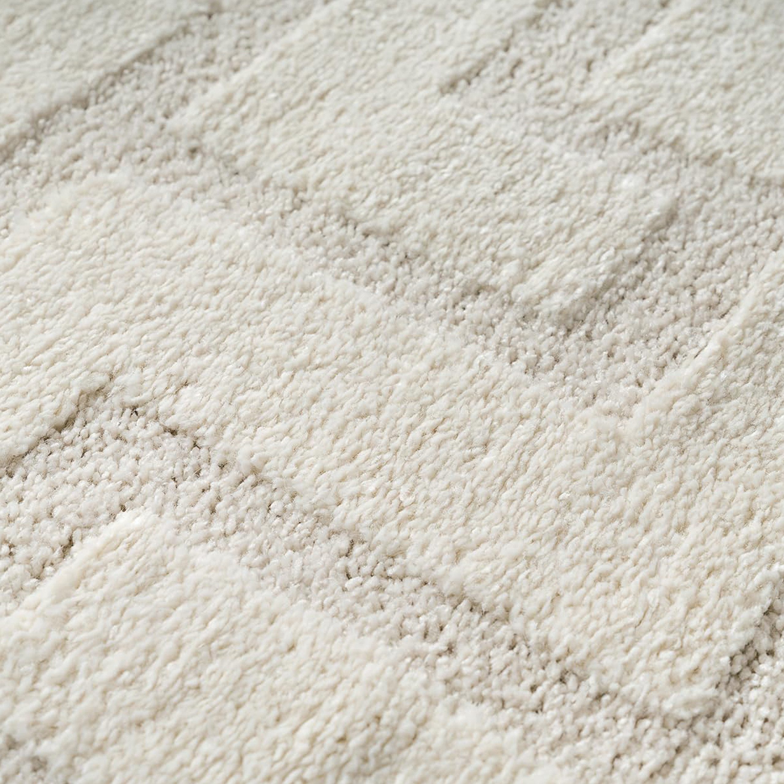 Carpetia Teppich Teppich Modern Creme mit Strukturdesign und eleganter Oberfläche, rechteckig, Höhe: 12 mm – Bild 3 von 5