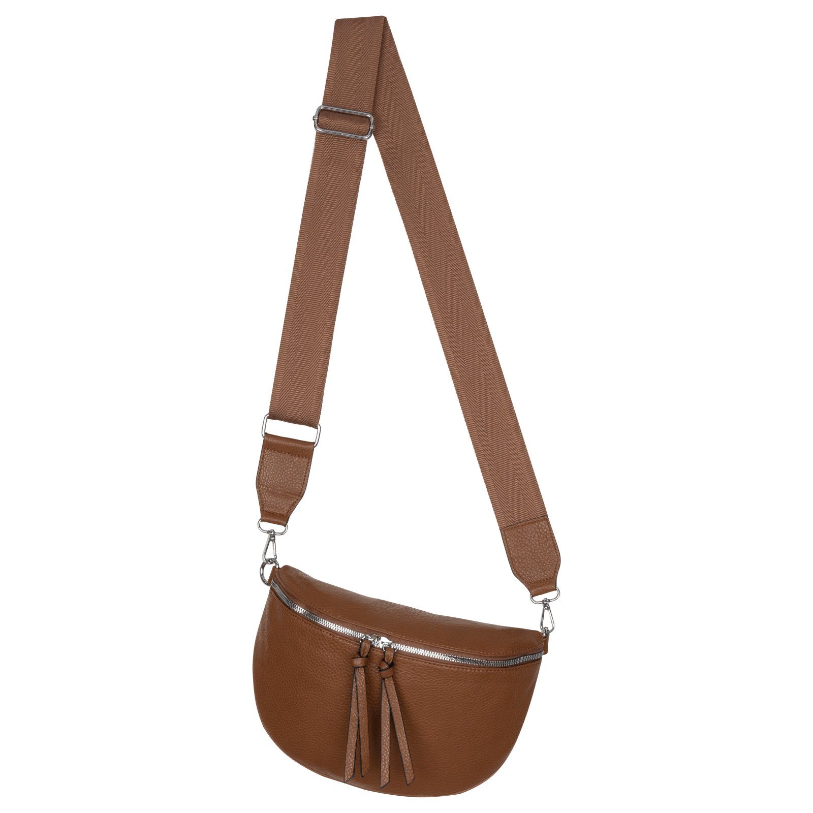 Gürteltasche Bauchtasche Umhängetasche Crossbody-Bag Kunstleder Italy-Design