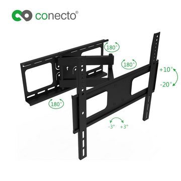 conecto TV Wandhalter für LCD LED Fernseher & Monitor TV-Wandhalterung, (bis 52 Zoll, neigbar, schwenkbar)