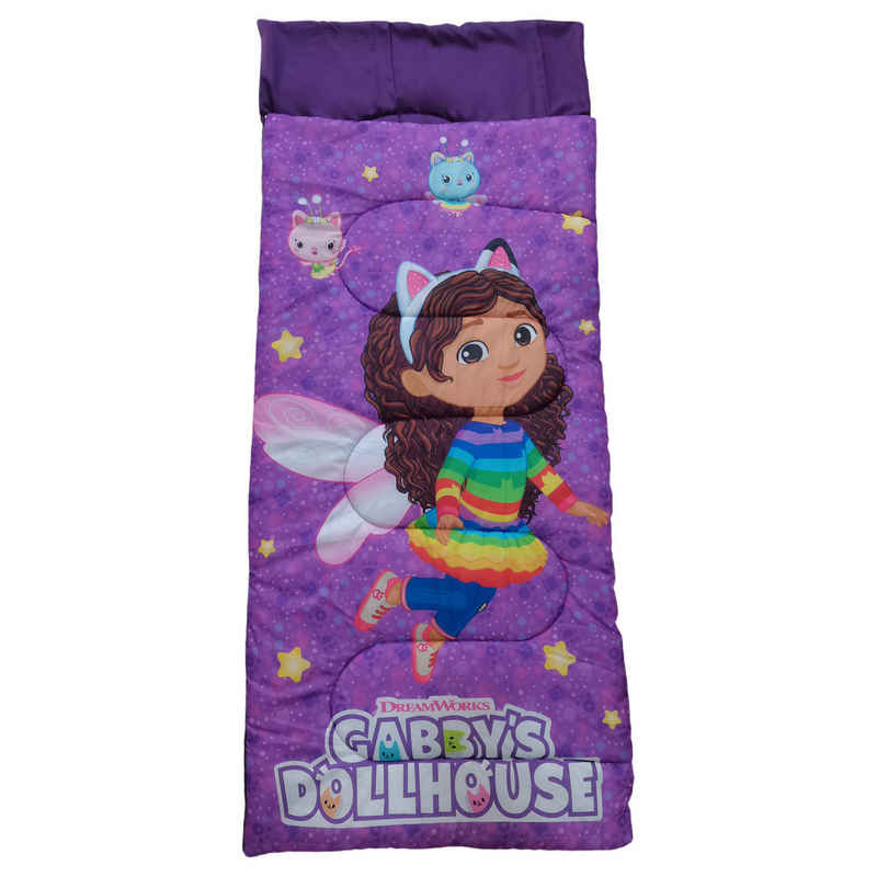 Dreamworks Gabby’s Dollhouse Schlafsack Gabbys Dollhouse Kinder Mädchen Schlafsack 70x165 cm