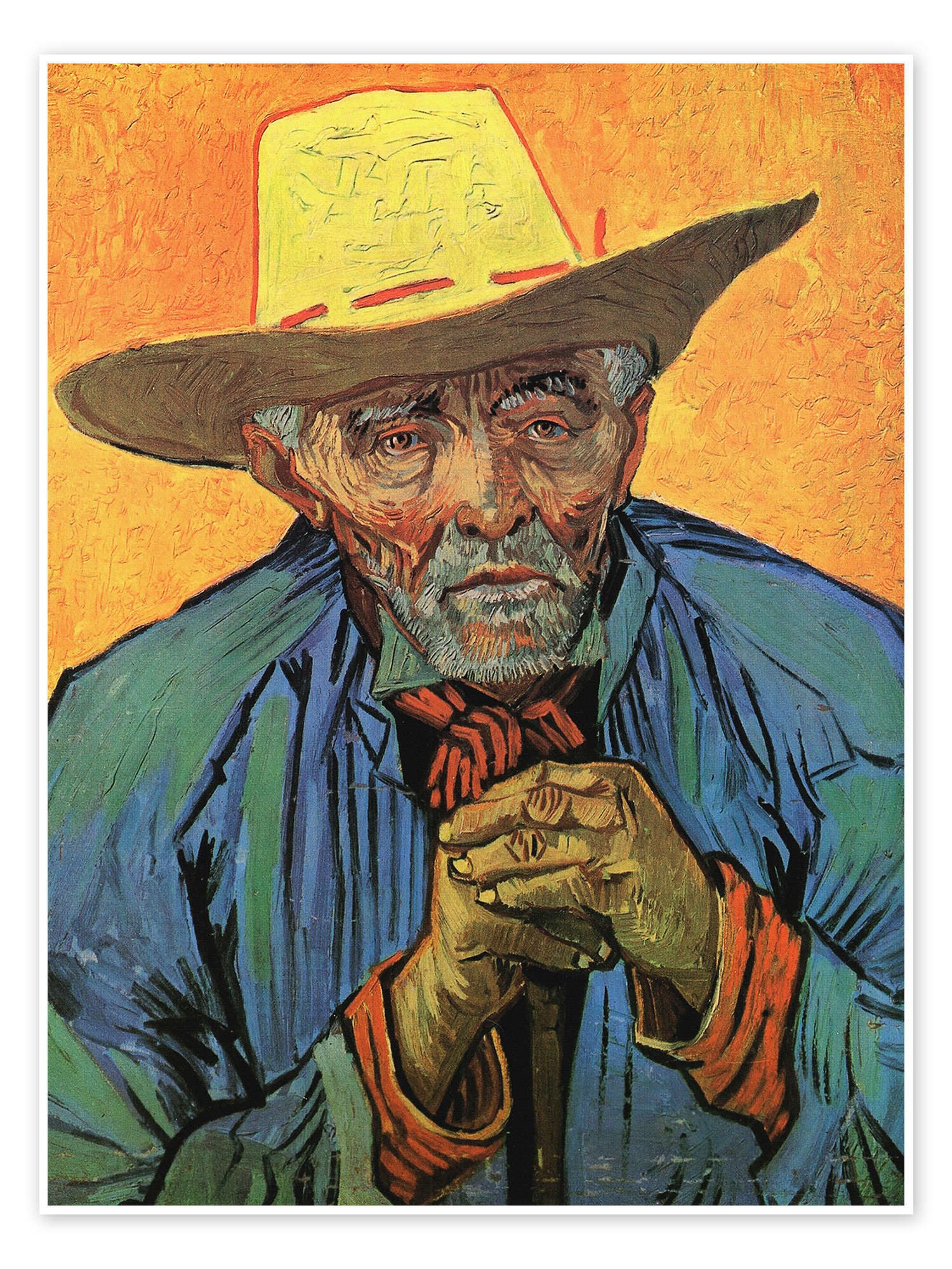 Posterlounge Wandbild Patience Escalier, Vincent van Gogh, erhältlich als Poster, Leinwandbild, Wandsticker oder Acrylglasbild