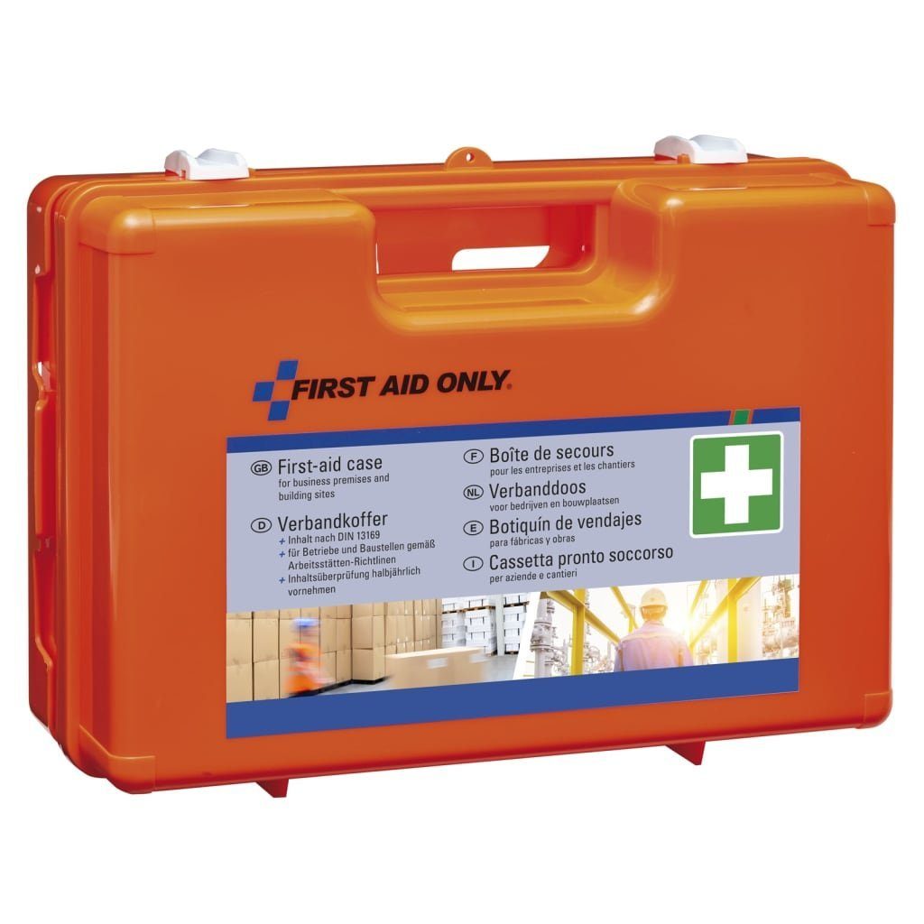 13169 ONLY® AID Arbeitsplatz Handgriff Notfall-Set FIRST mit DIN Arzttasche