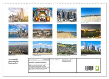 CALVENDO Wandkalender Australien - Australische Metropolen (Premium, hochwertiger DIN A2 Wandkalender 2023, Kunstdruck in Hochglanz)