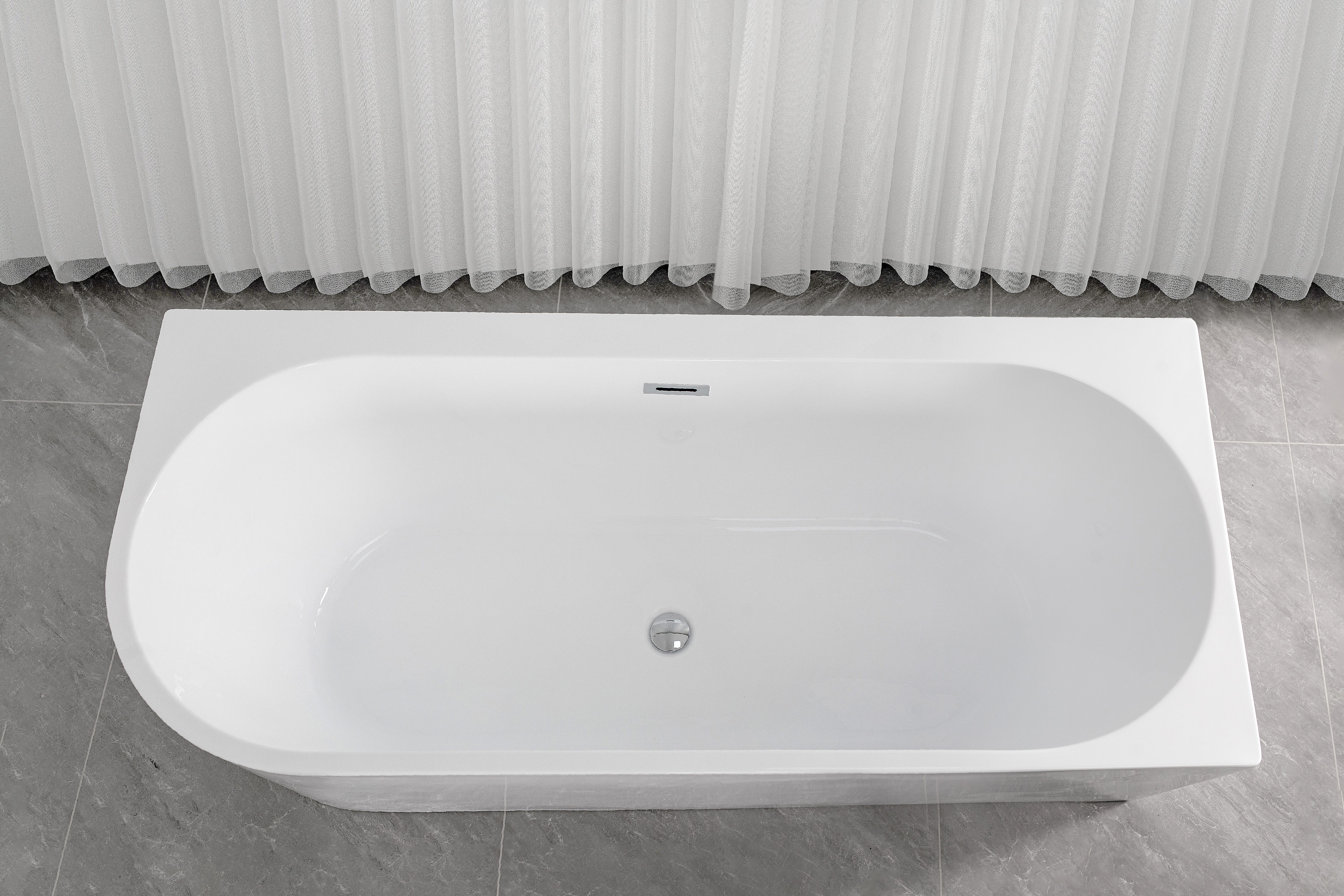 Sanotechnik Badewanne LUMA, 160cm, Acryl Badewanne rechts – Bild 3 von 5