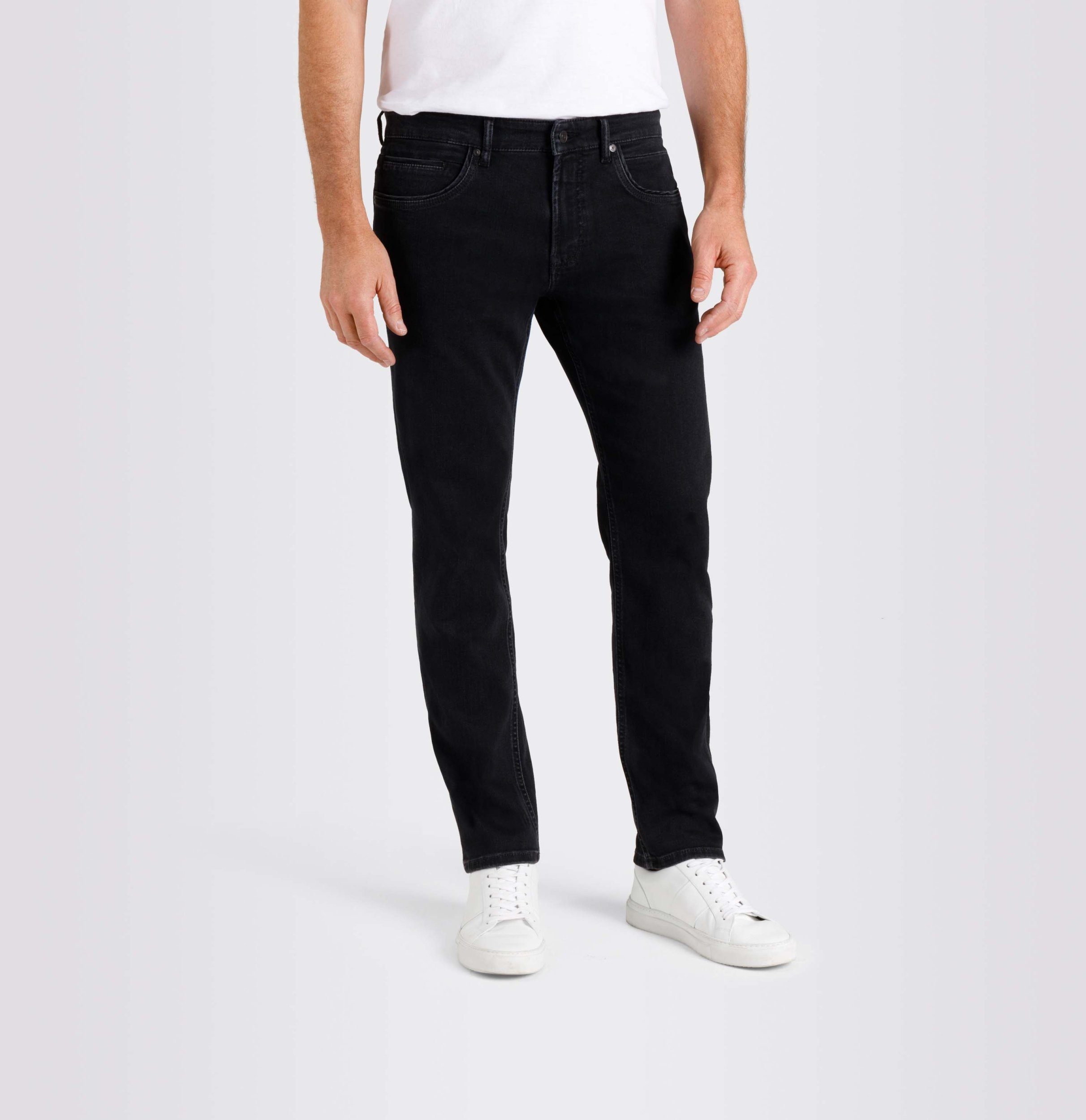 MAC 5-Pocket-Jeans Arne Pipe black black washed H892