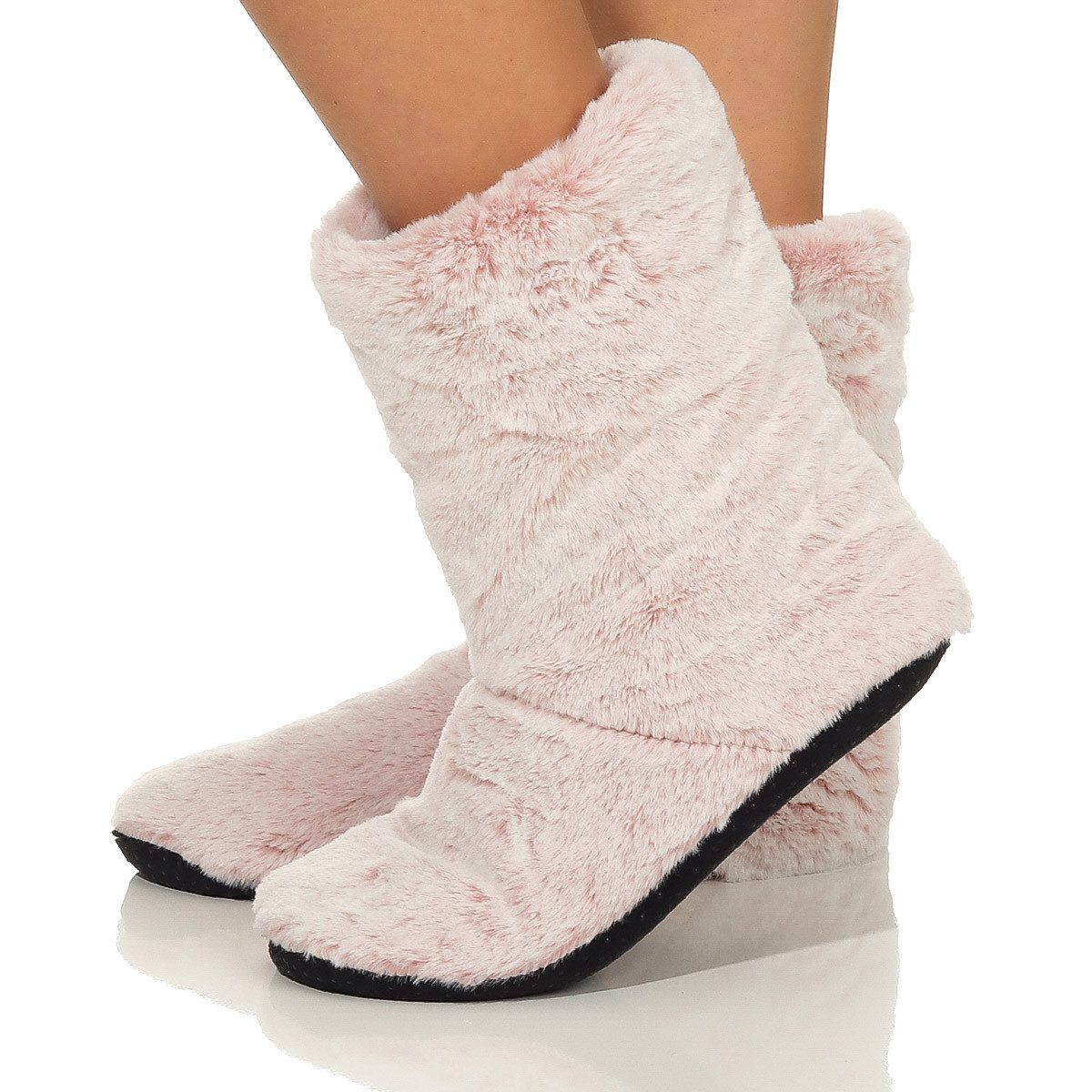 Antonio Damen Hausschuhe 499 39-42 Rosa Hüttenschuhe