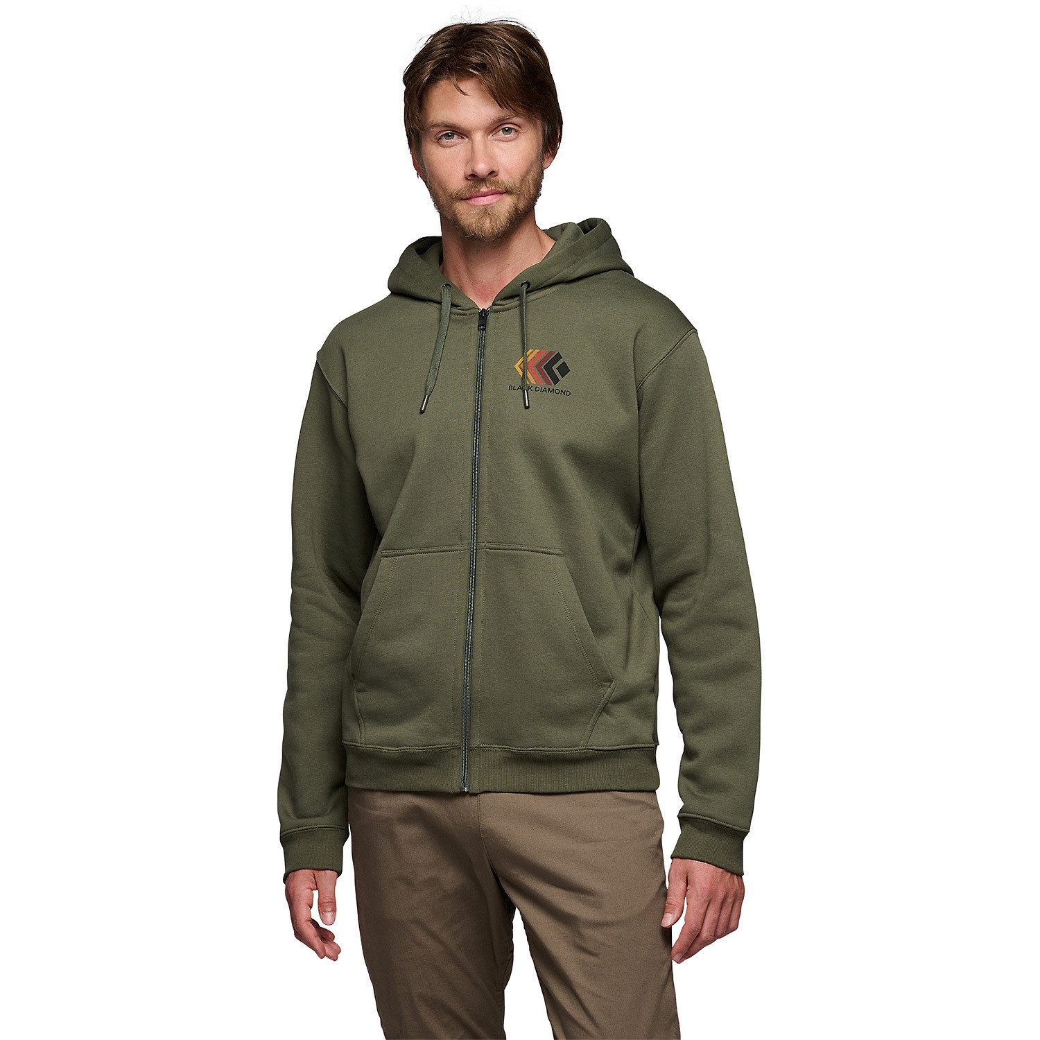 Black Diamond Fleecejacke Unterjacke M FADED FULL ZIP HOODY