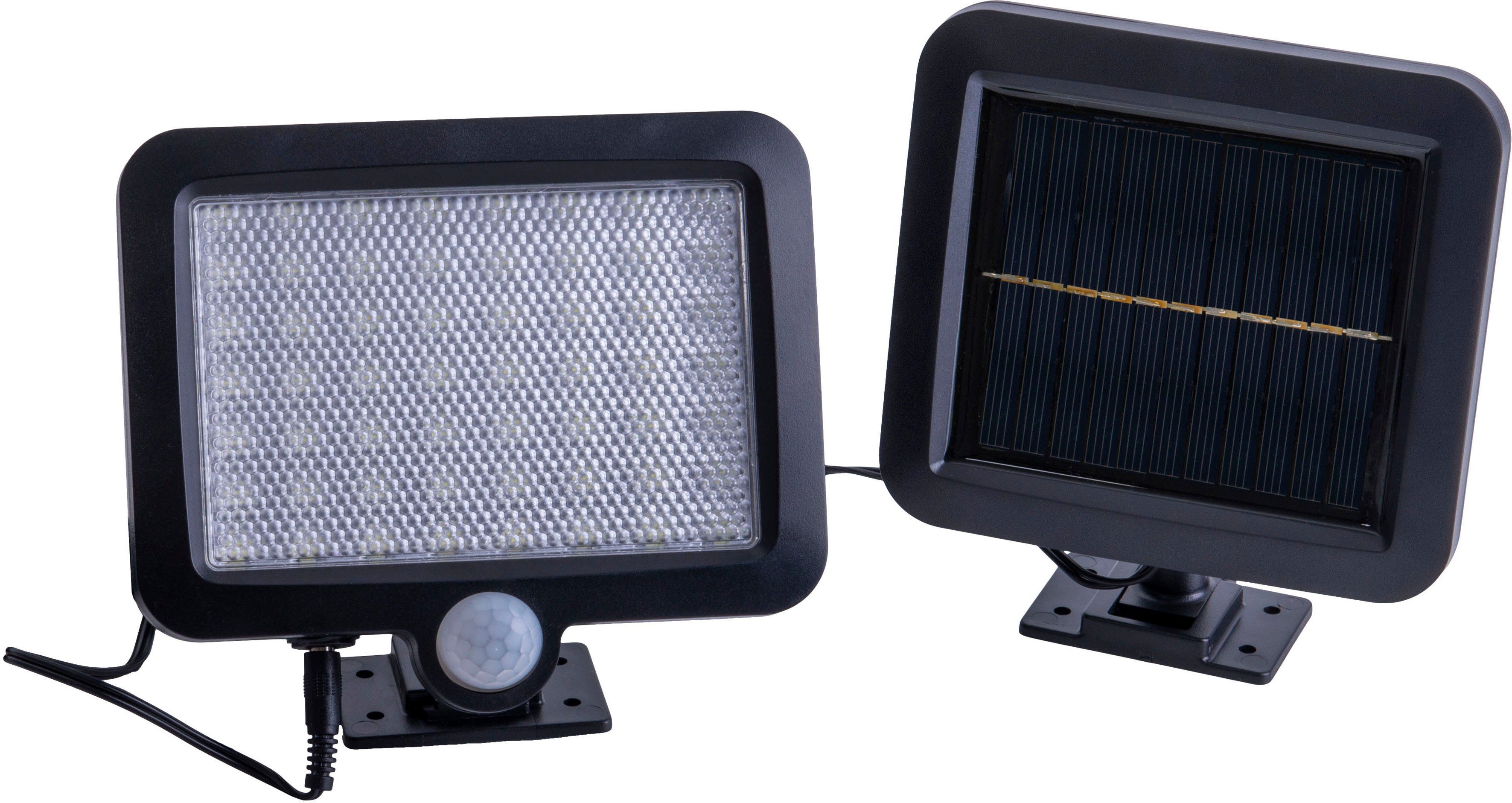 näve LED Solarleuchte Pepe, Bewegungsmelder, m, integriert, 2er fest Bewegungsmelder inkl. Reichweite LED 5-8 Set, max. Kaltweiß, kaltweiß