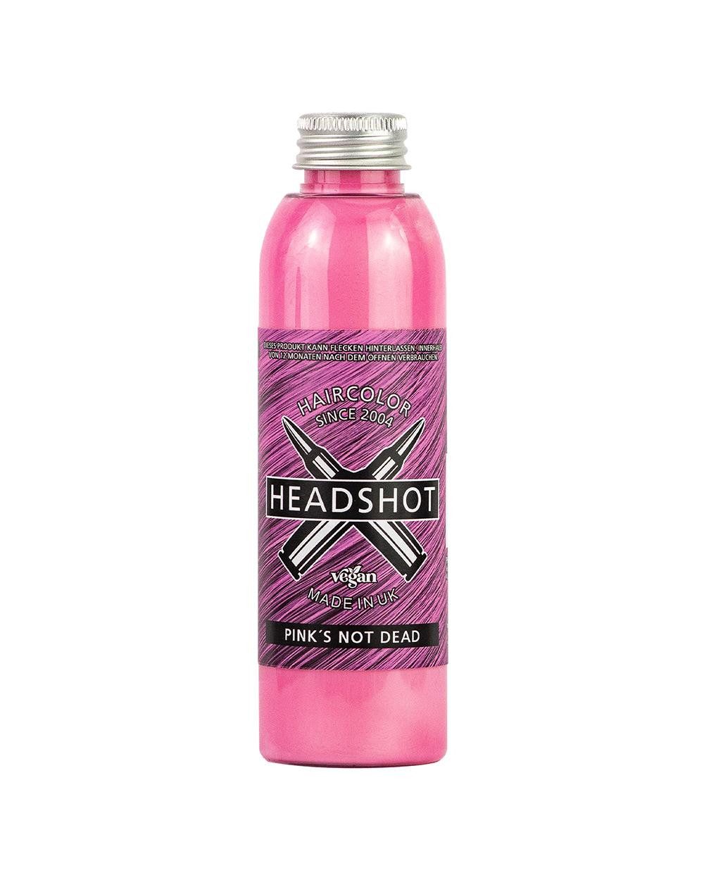 Haartönung Headshot Haartönung vegane Haarfarbe Pink's not Dead 150 ml, Packung, Chemikalien