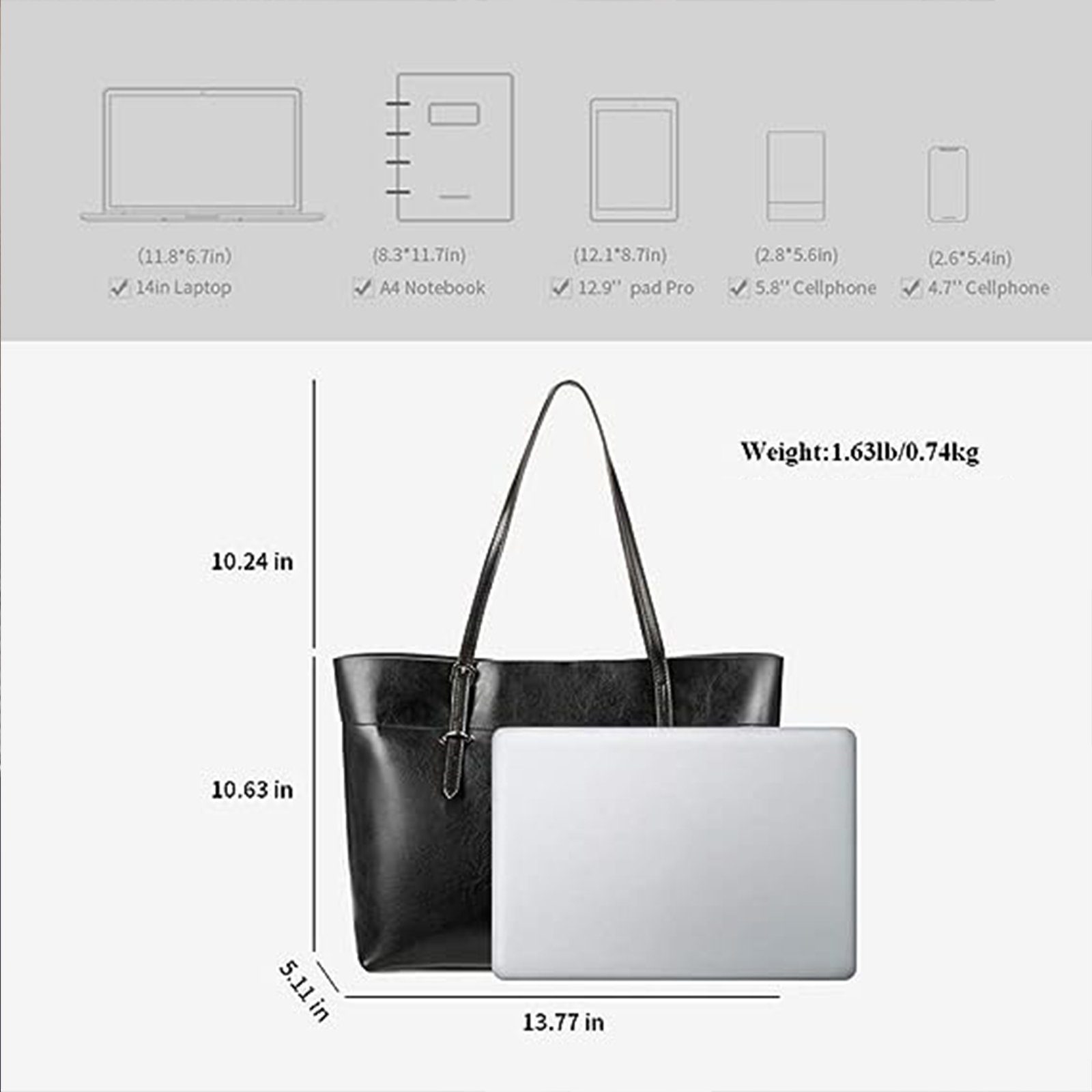 OKWISH Handtasche Shopper Damen Tasche Schultertasche günstig online kaufen