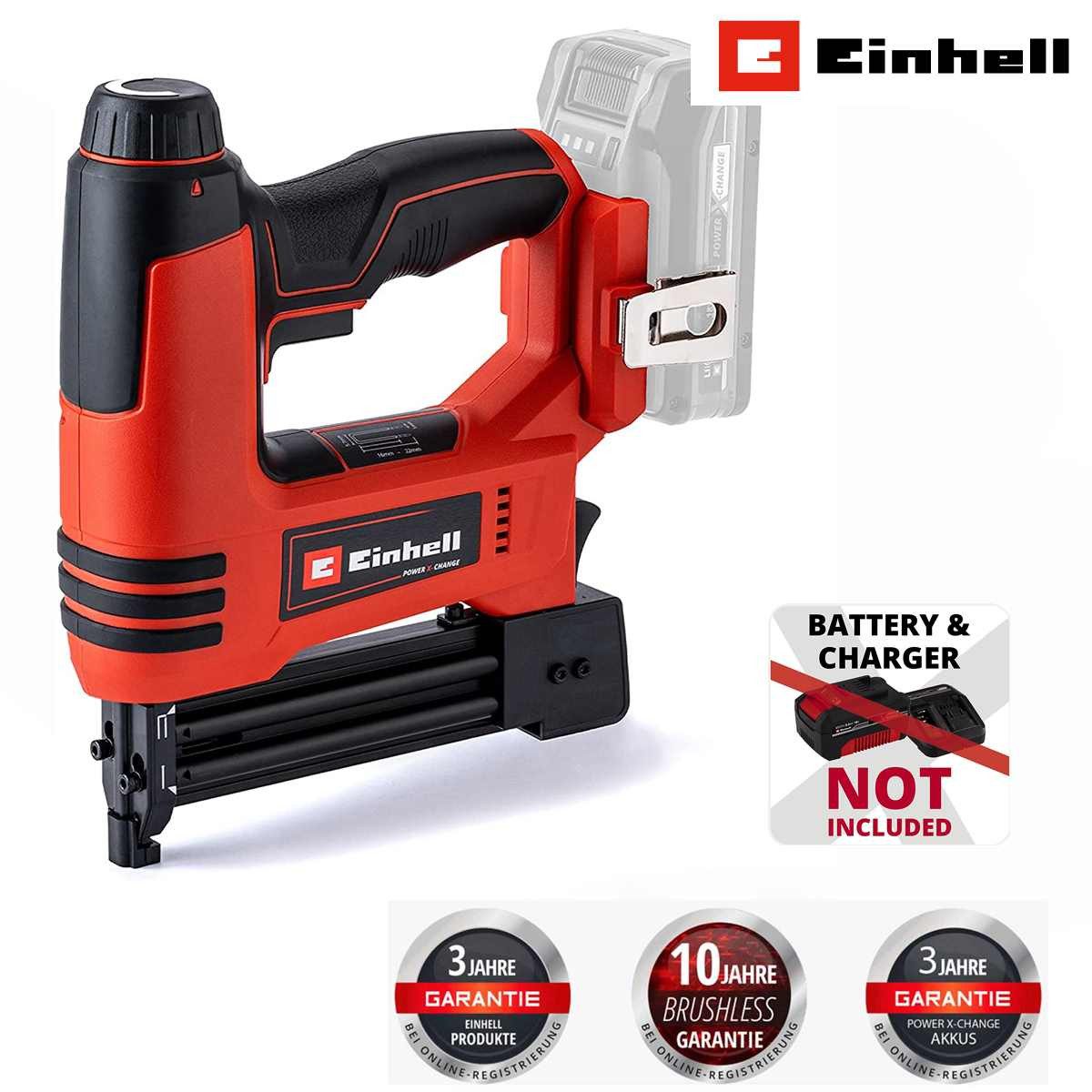 Einhell Akku-Stauchkopfnagler Akku-Nagler TE-CN 18 Li -18V,Tacker und Nagler (Solo)