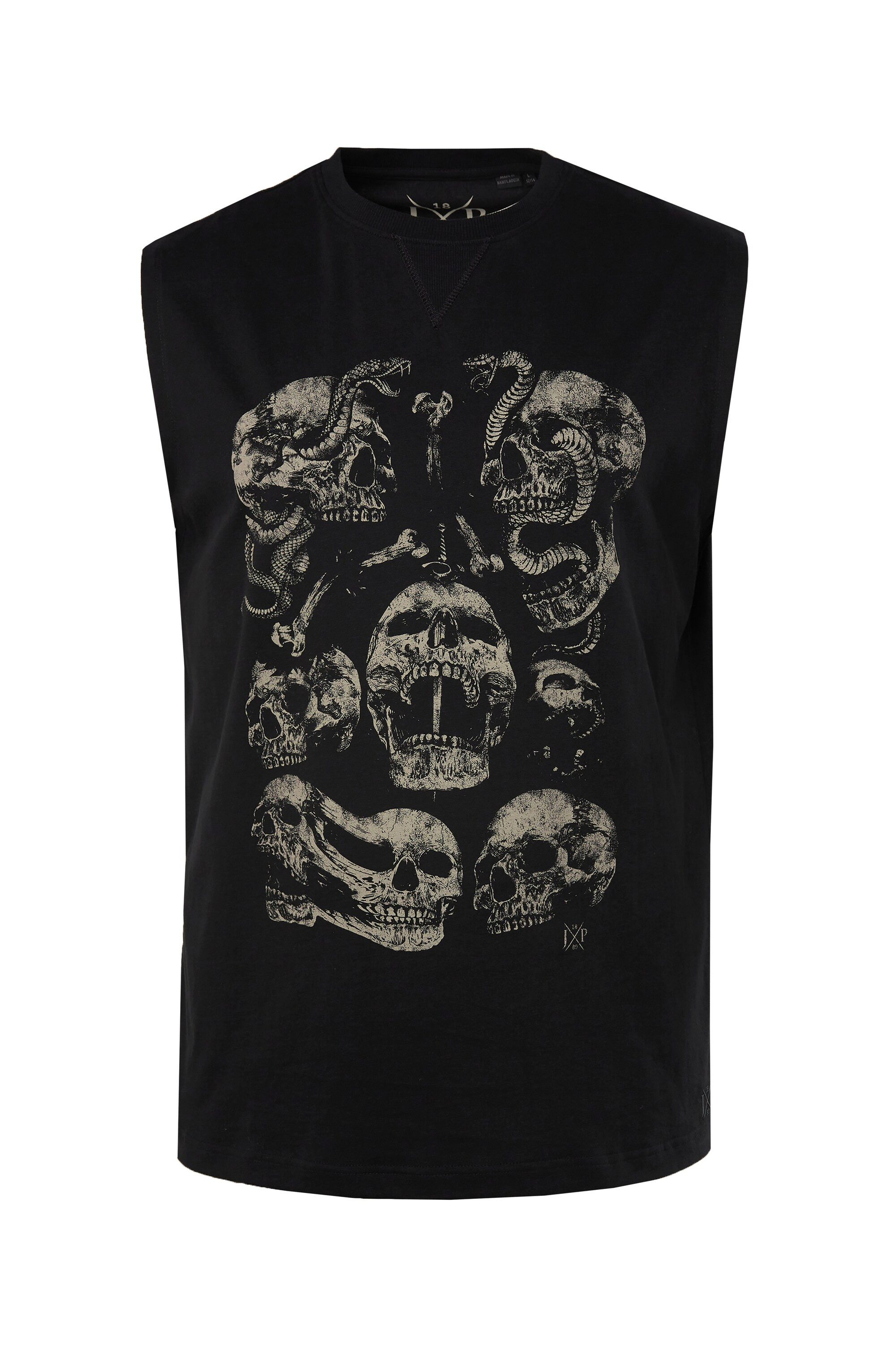 T-Shirt Tanktop Brust-Print
