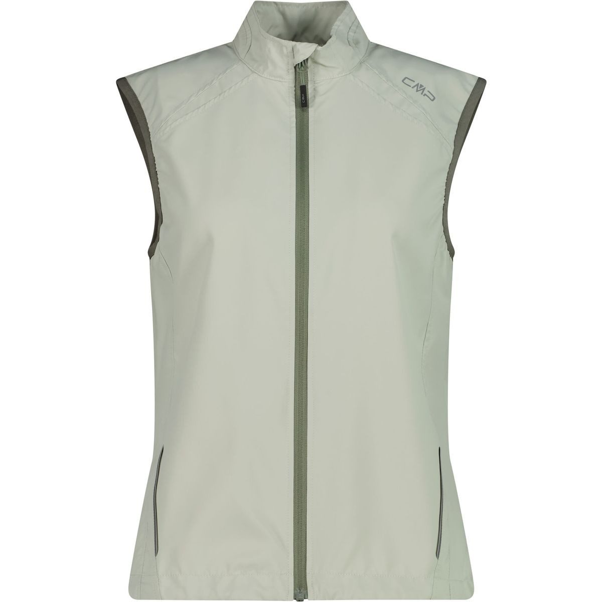 CMP Funktionsweste Woman Vest Leichte, winddichte Laufweste mit reflektierenden Details und