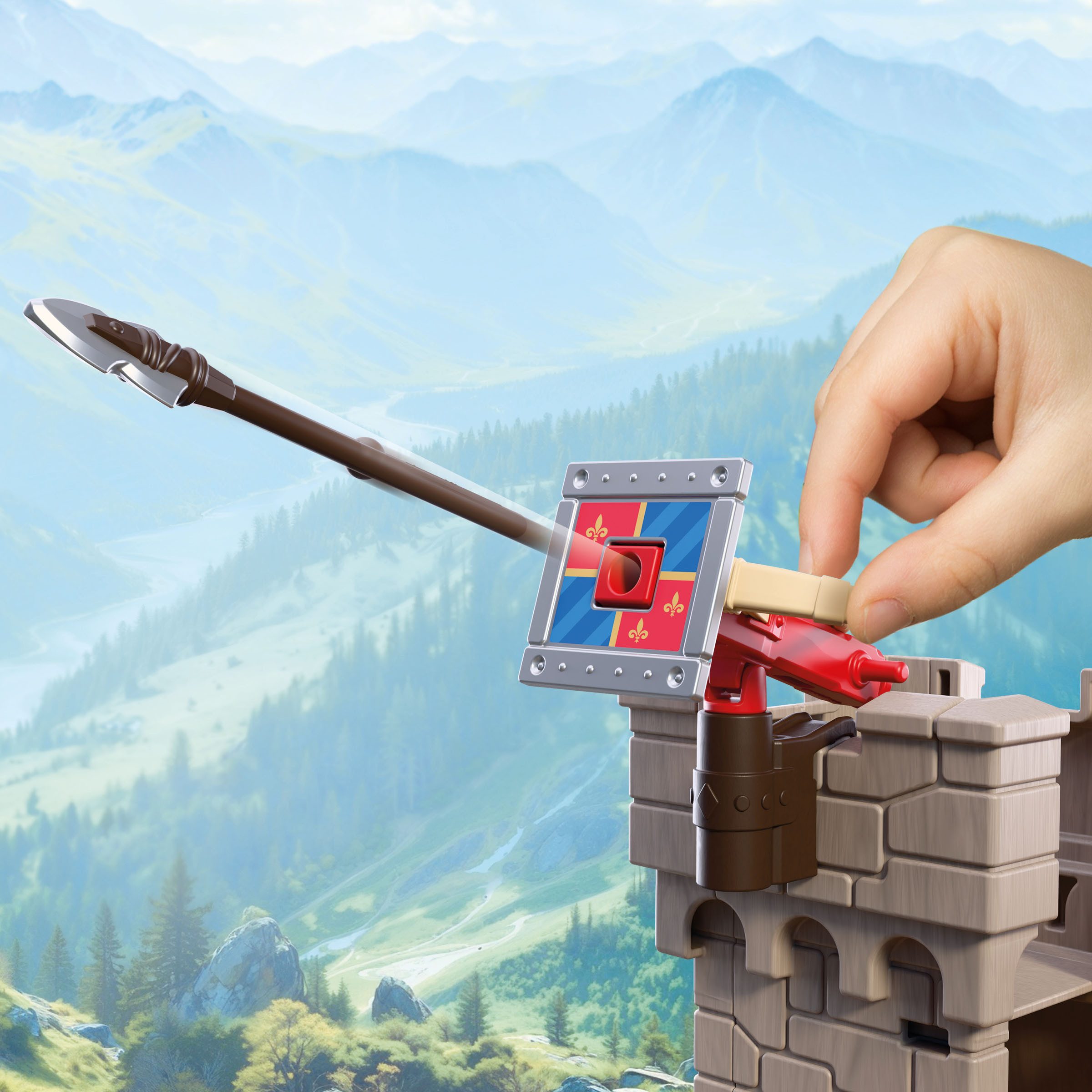 Playmobil® Große Löwenritterburg (72112), Knights Konstruktions-Spielset, (183 St), XXL Ritterburg mit Zugbrücke, Made in Europe – Bild 5 von 5