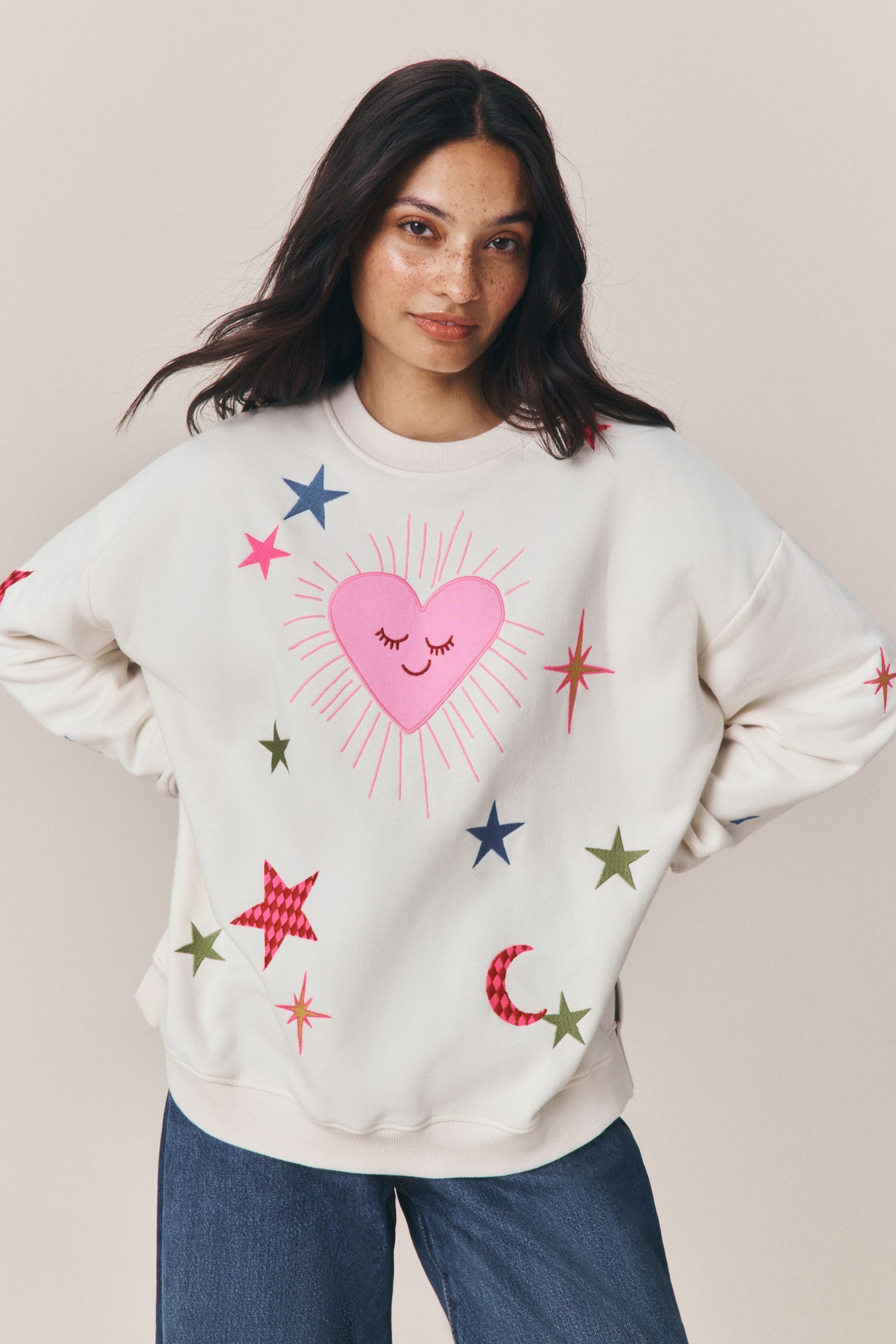 Little Bird by Jools Oliver Sweater Little Bird by Jools Oliver Sweatshirt, Erwachsene (1-tlg)