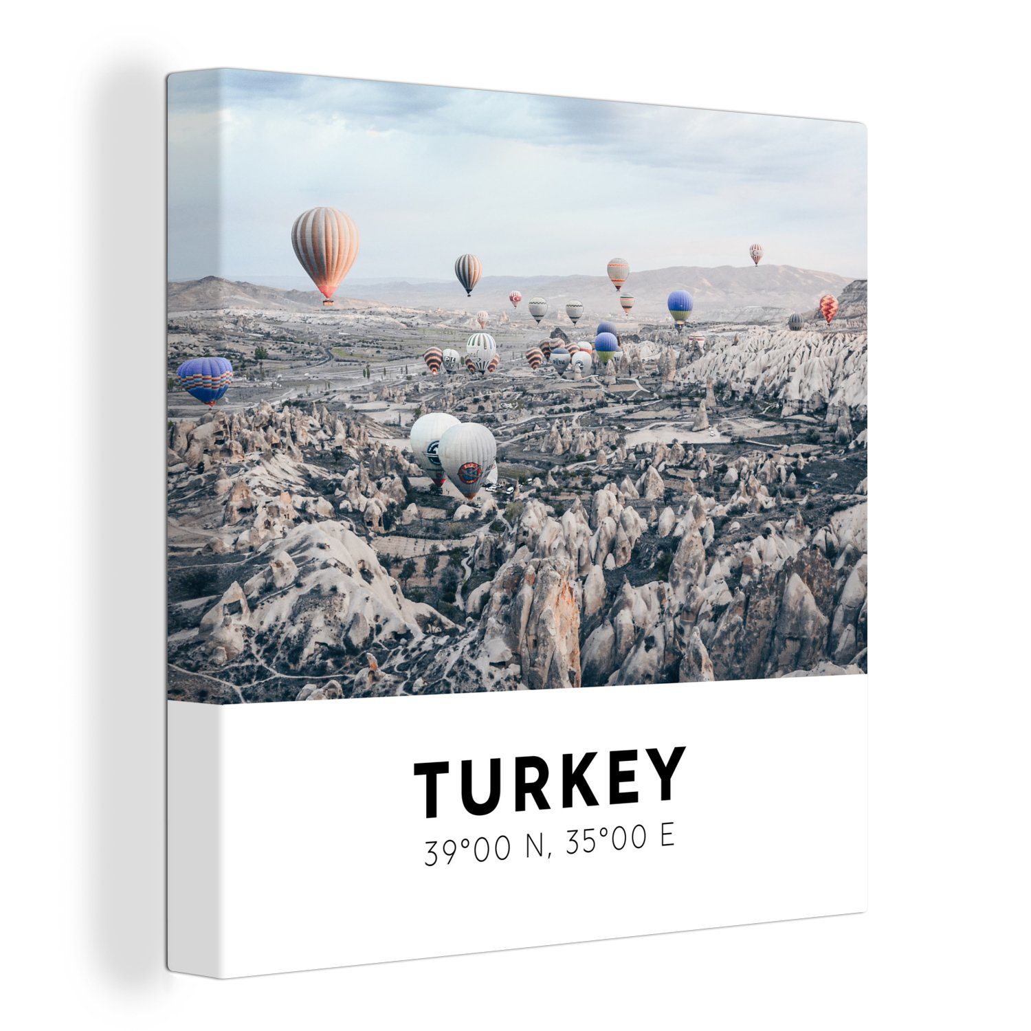 OneMillionCanvasses® Leinwandbild Türkei - Heißluftballon - günstig online kaufen