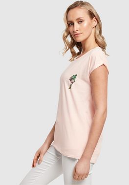 MisterTee T-Shirt MisterTee Damen Ladies Flamingo Extended Shoulder Tee (1-tlg)
