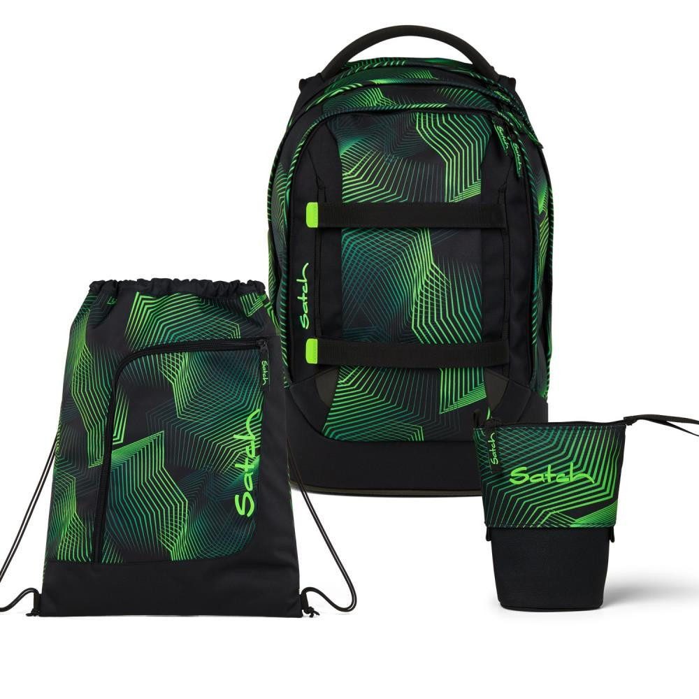 Satch Schulrucksack Pack (3tlg., inkl. Pencil Slider und Sportbeutel)