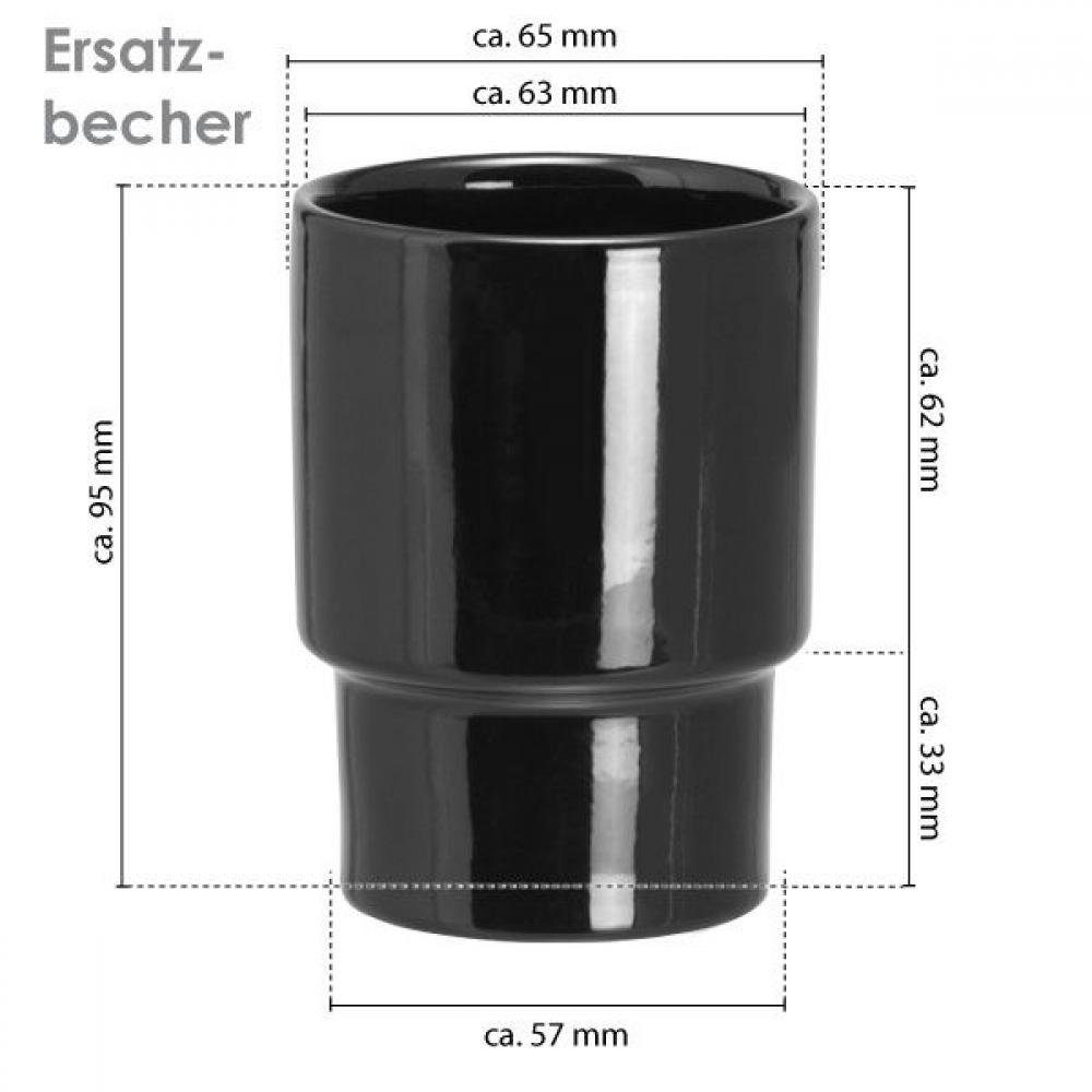 bremermann Zahnputzbecher PIAZZA & LUCENTE Ersatzbecher, günstig online kaufen