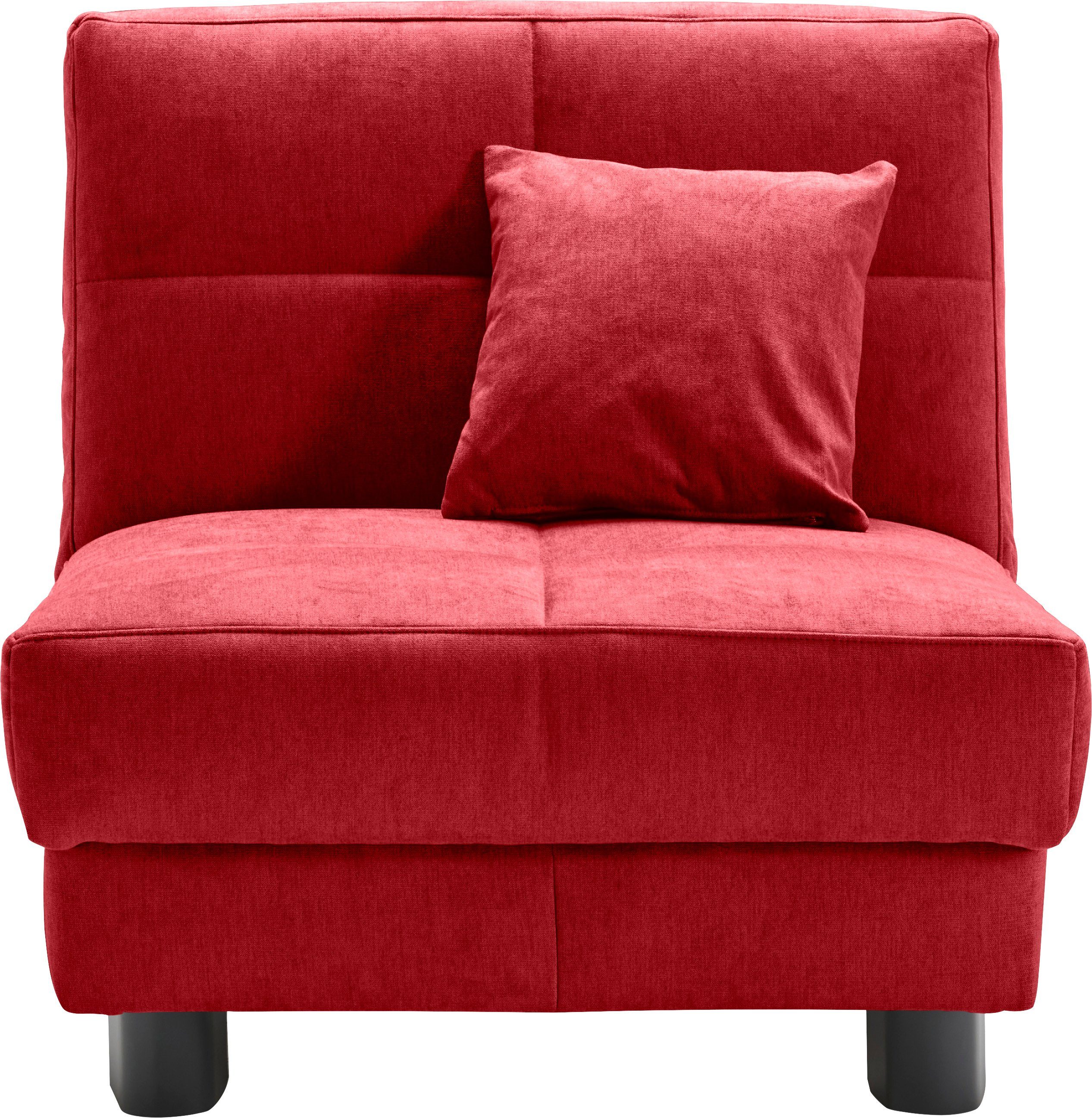 1 Tilda, Zierkissen inkl. + Schlafsofa ell ell 85 cm, rot Breite