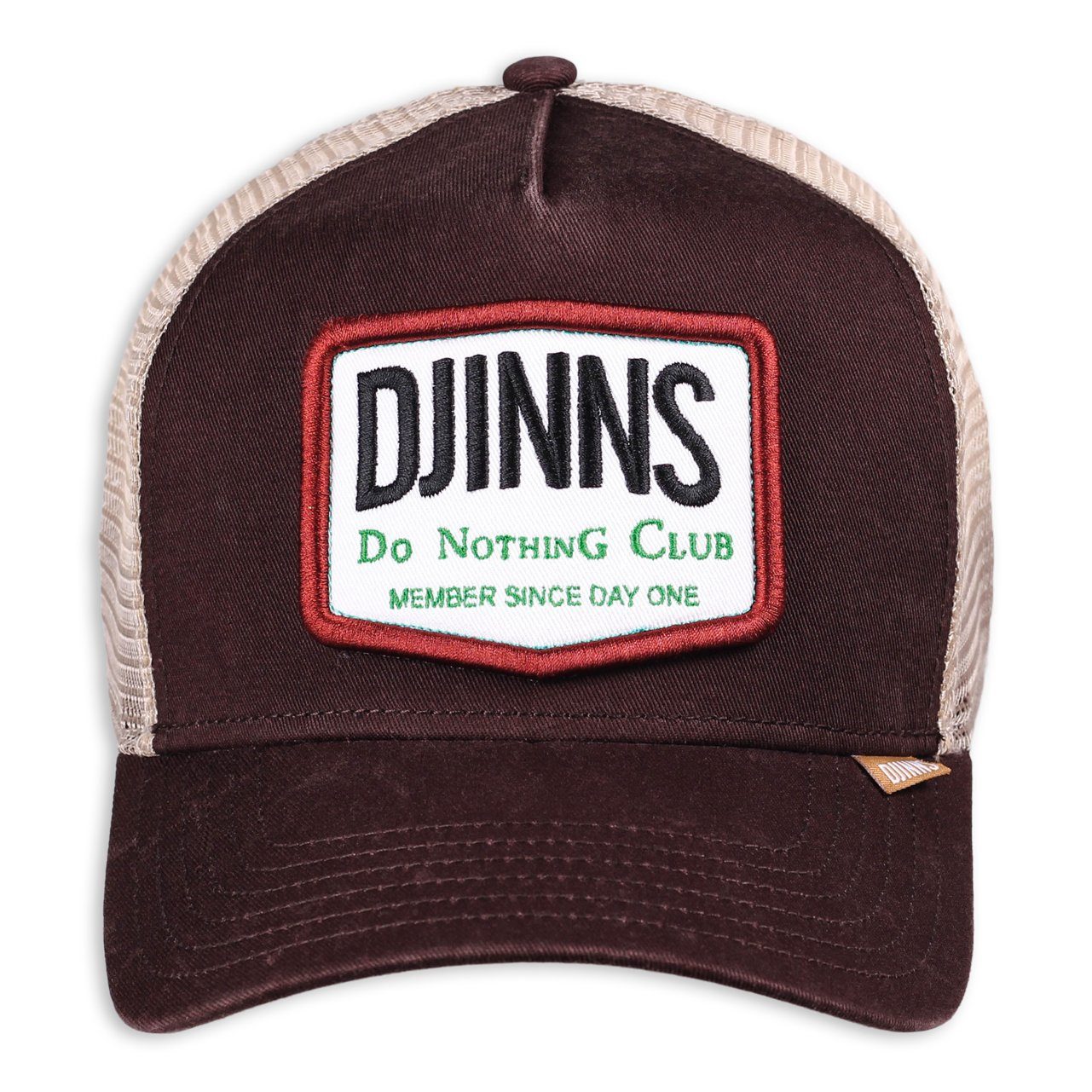 Djinns Trucker Cap Cap dunkelbraun Brown HFT Nothing HeatDye Club #2 Dark - Trucker Cap