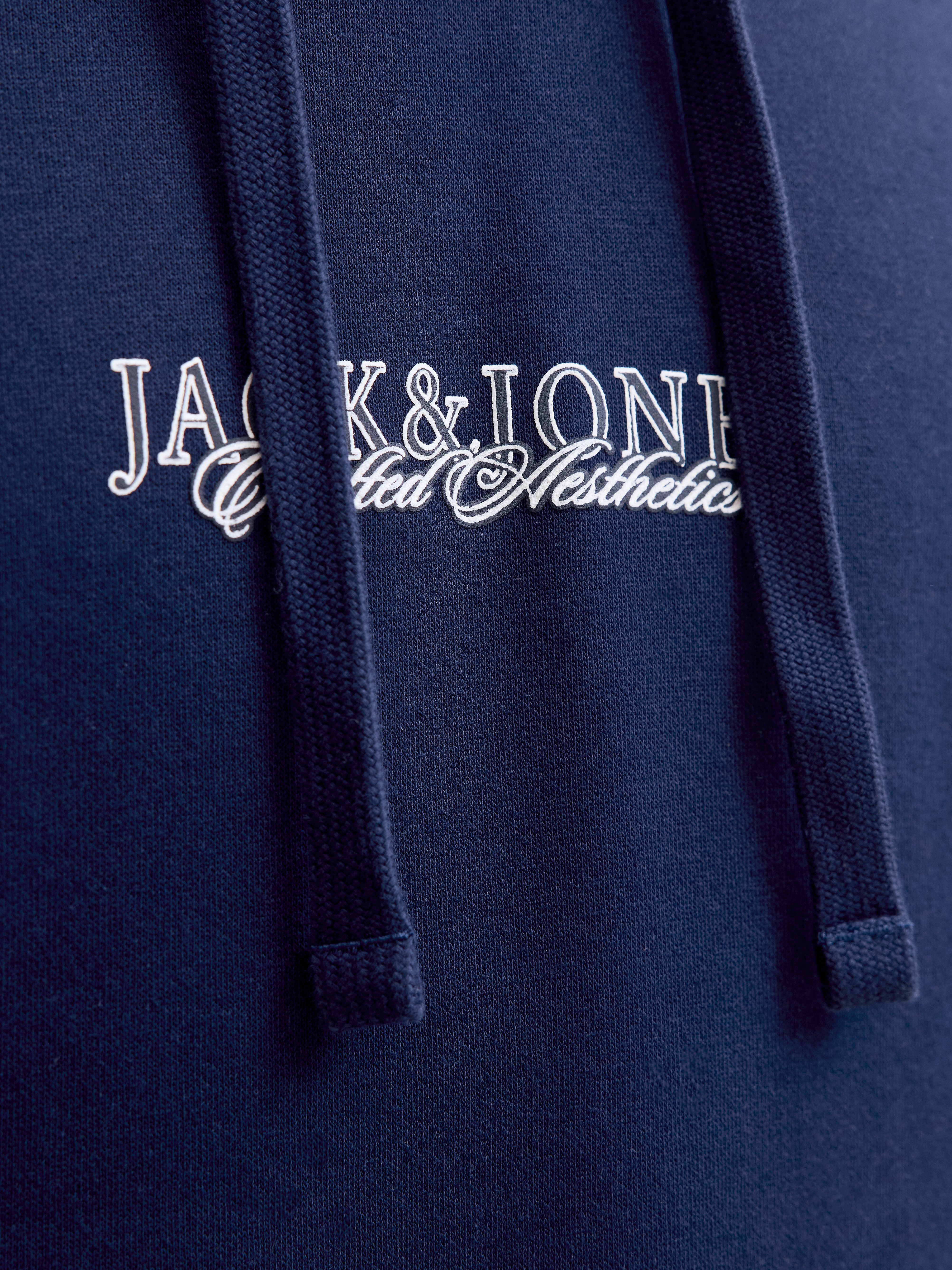 Jack & Jones PlusSize Kapuzensweatshirt JORBLEECKER MINIMAL SWEAT HOOD PLS – Bild 4 von 5