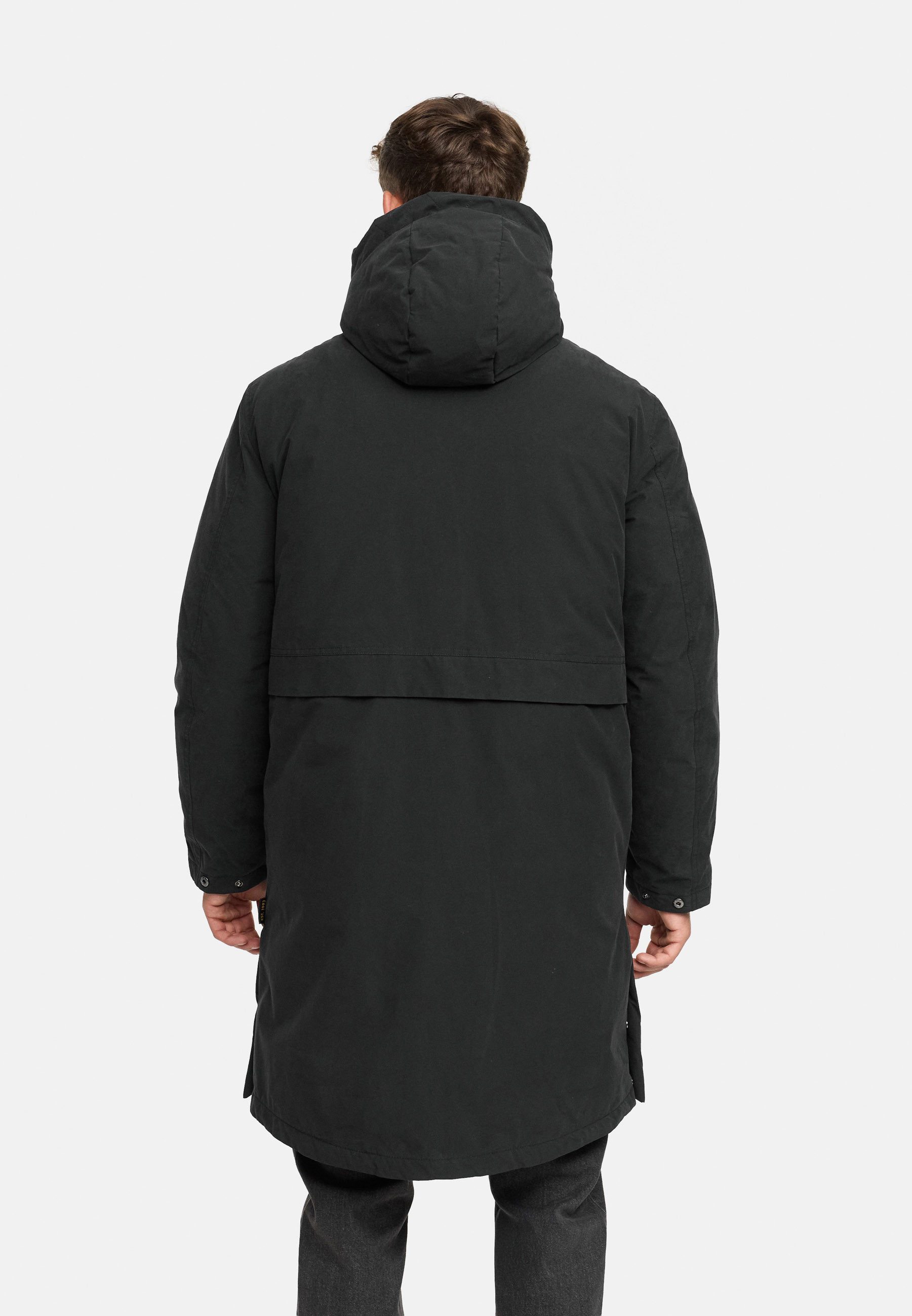 Indicode Winterjacke Herren INKristof Herrenparka Herrenjacke Langer Parka mit wärmender Wattierung