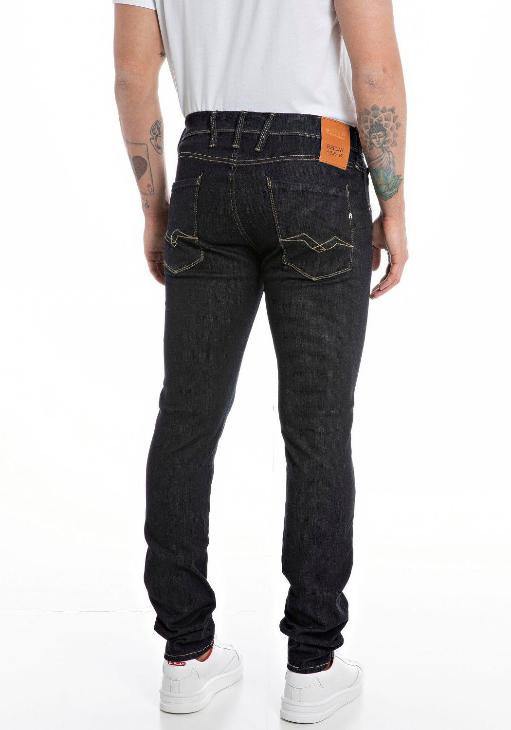 rinsed Slim-fit-Jeans Replay Anbass