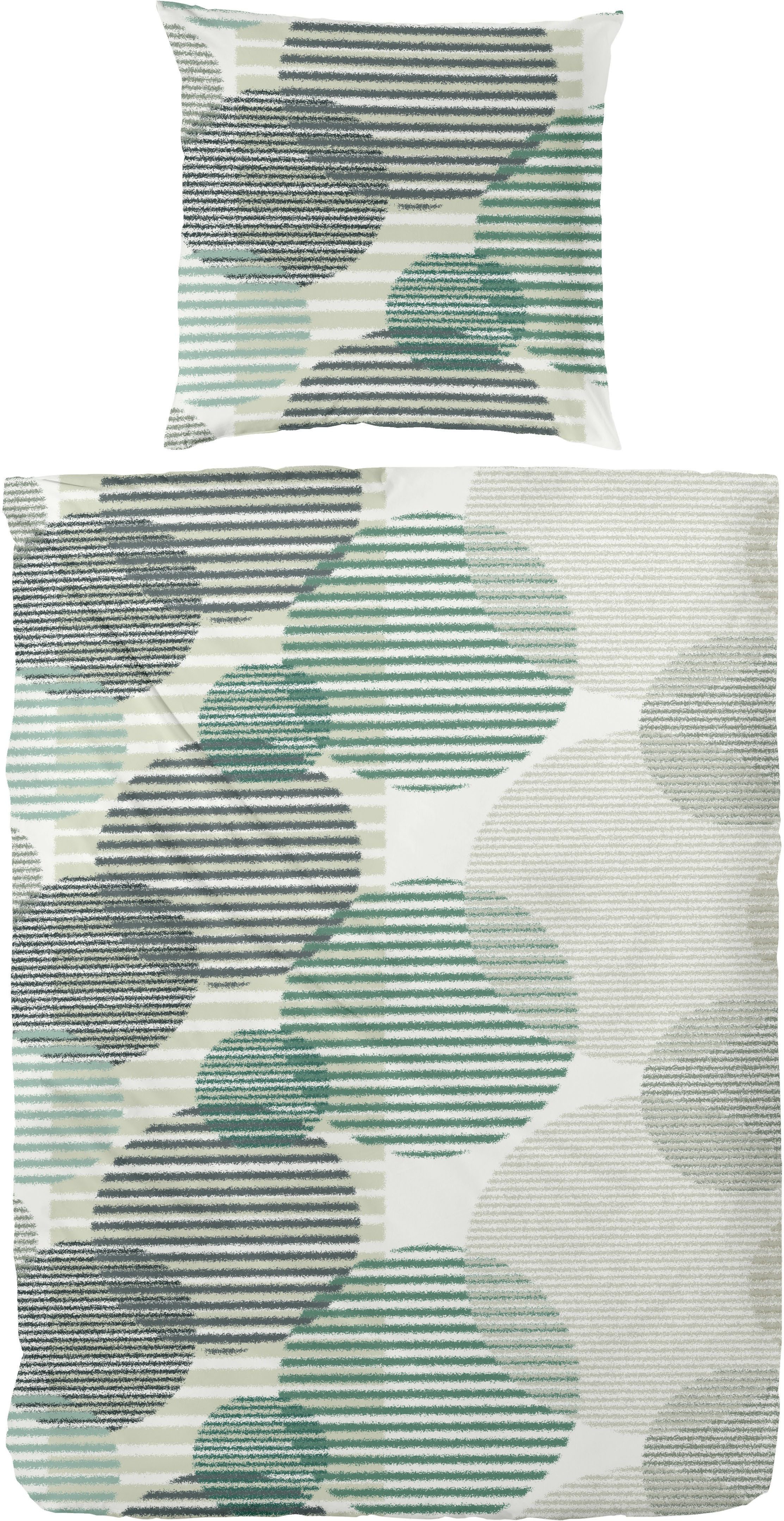 Primera Bettwäsche Circular, Biber, 2 teilig, 100 % Baumwolle Standard 100 nach Öko-Tex