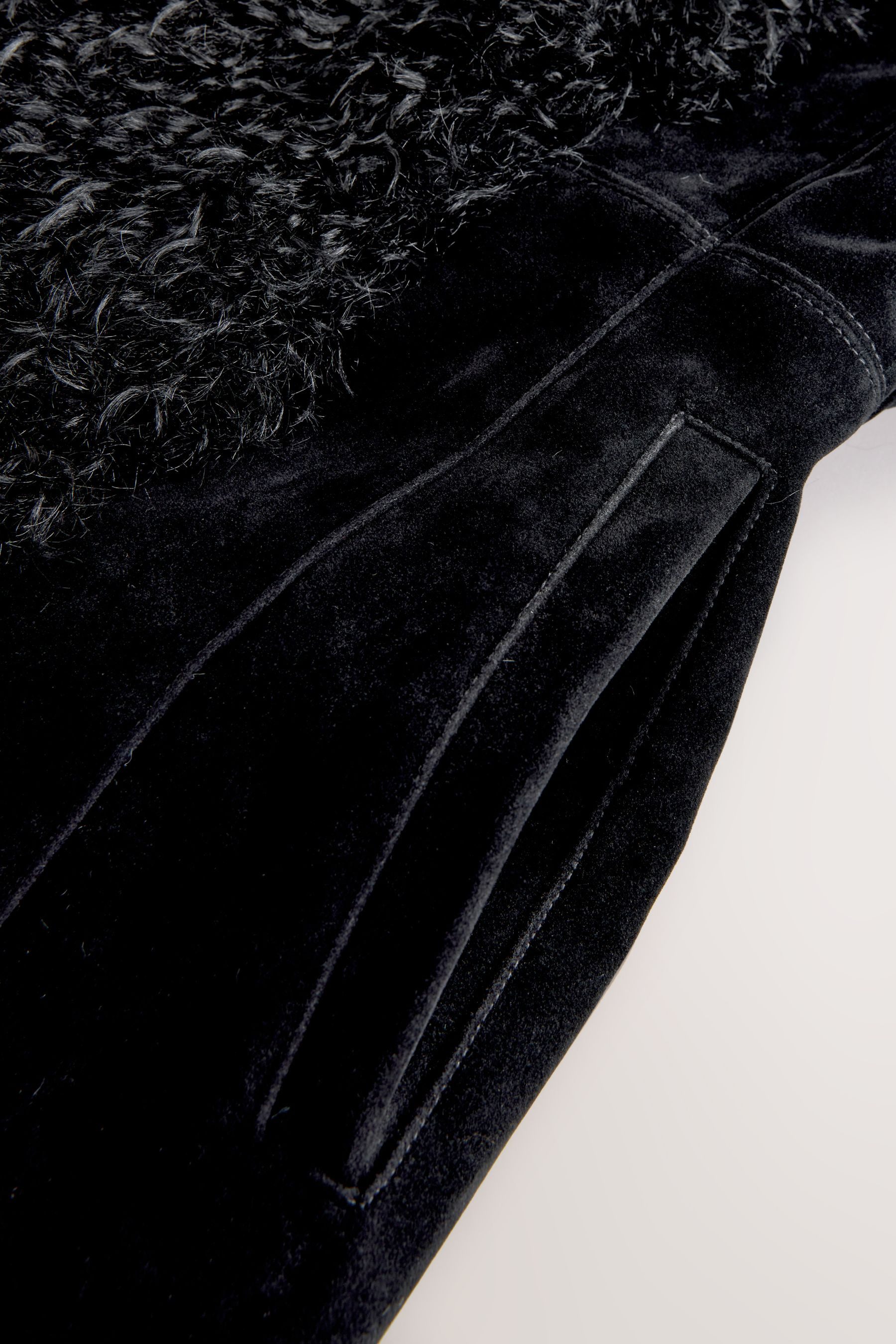 Next Fellimitatmantel Penny Lane Jacke mit Kunstfellfutter (1-tlg) günstig online kaufen