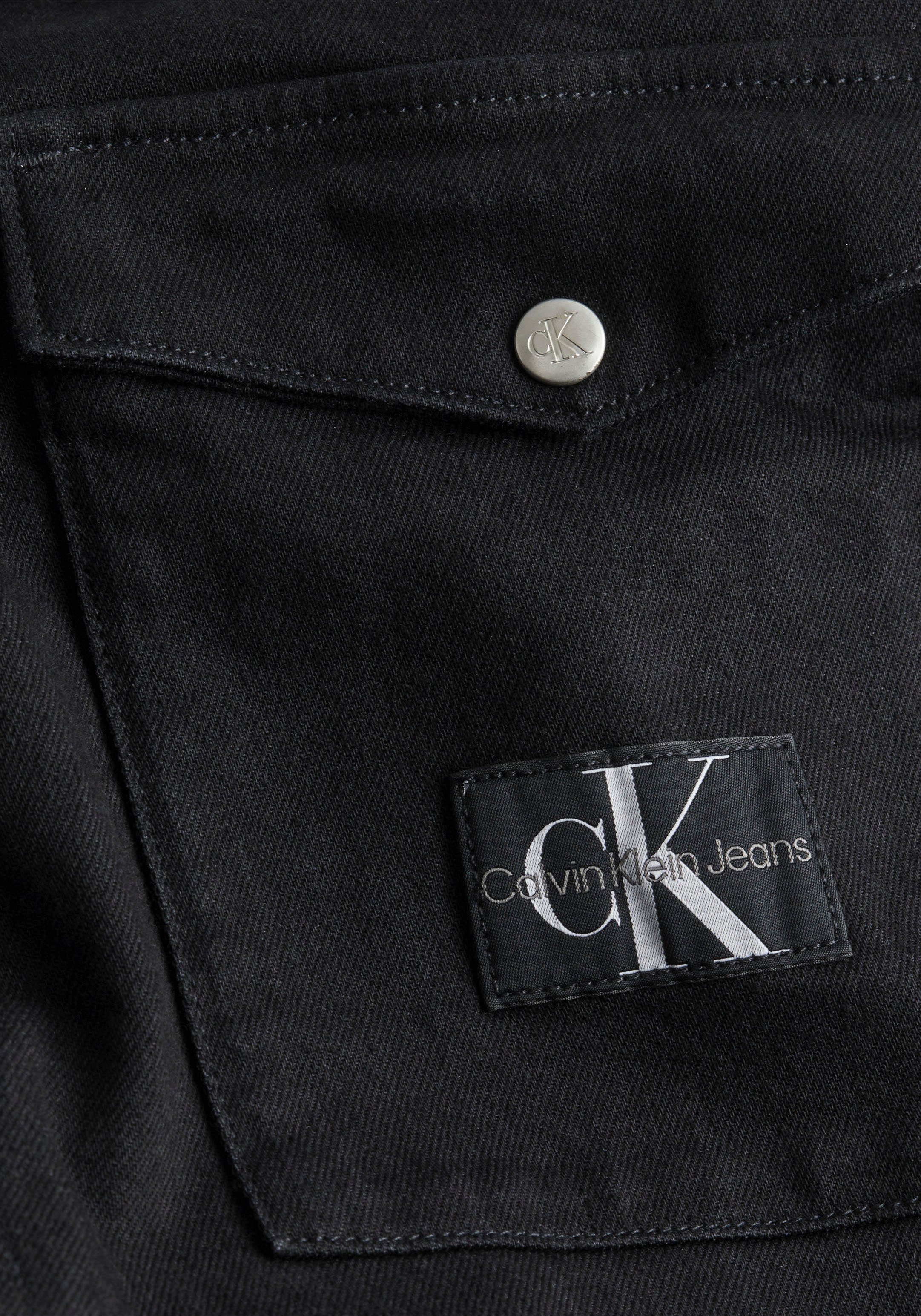 UTILITY Klein Jeans PLUS HERREN Calvin SHIRT Langarmhemd Plus JACKET