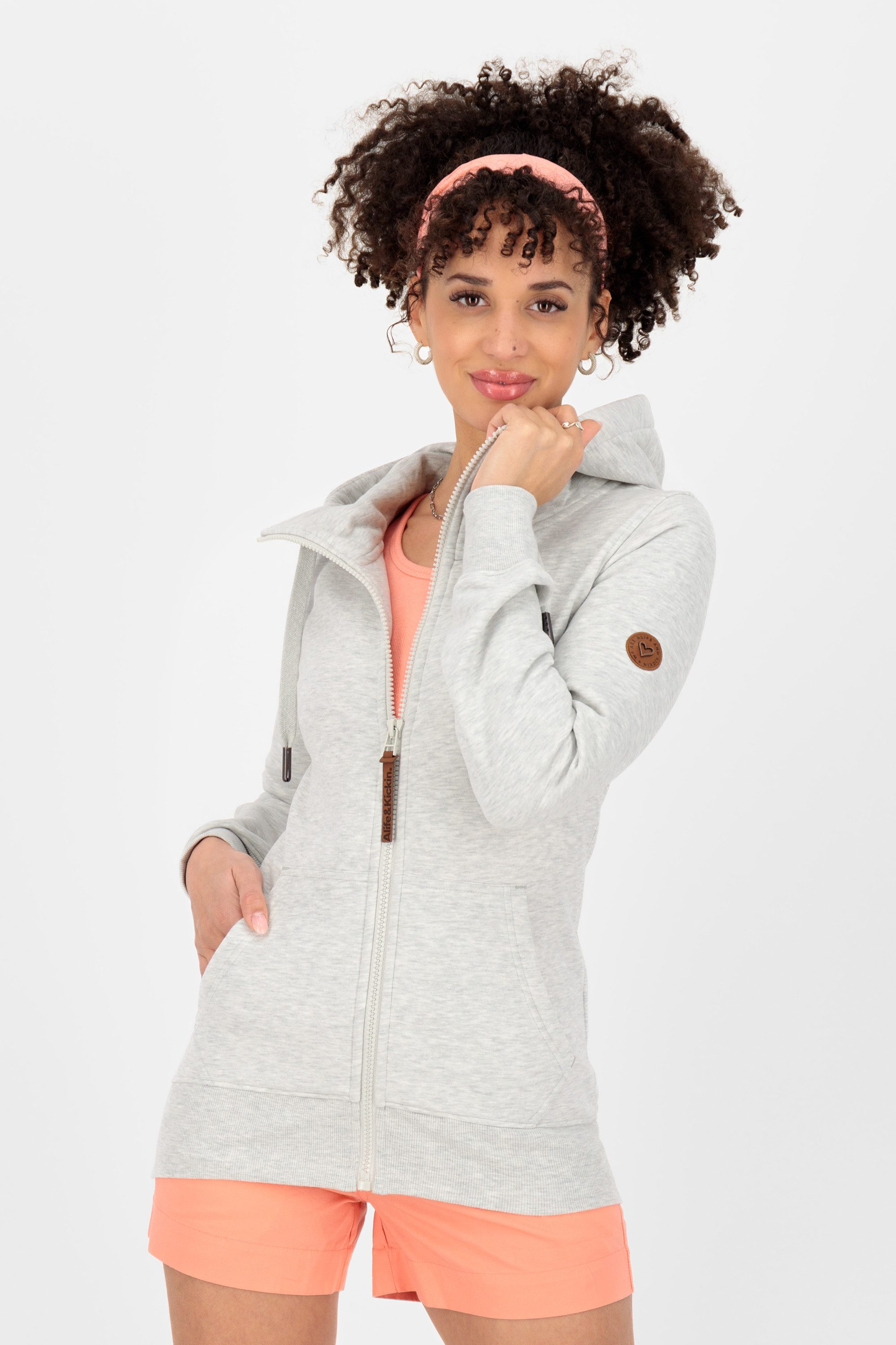 Alife & Kickin Kapuzensweatjacke DelphineAK A Sweat Jacket Damen Kapuzensweatjacke, Jacke