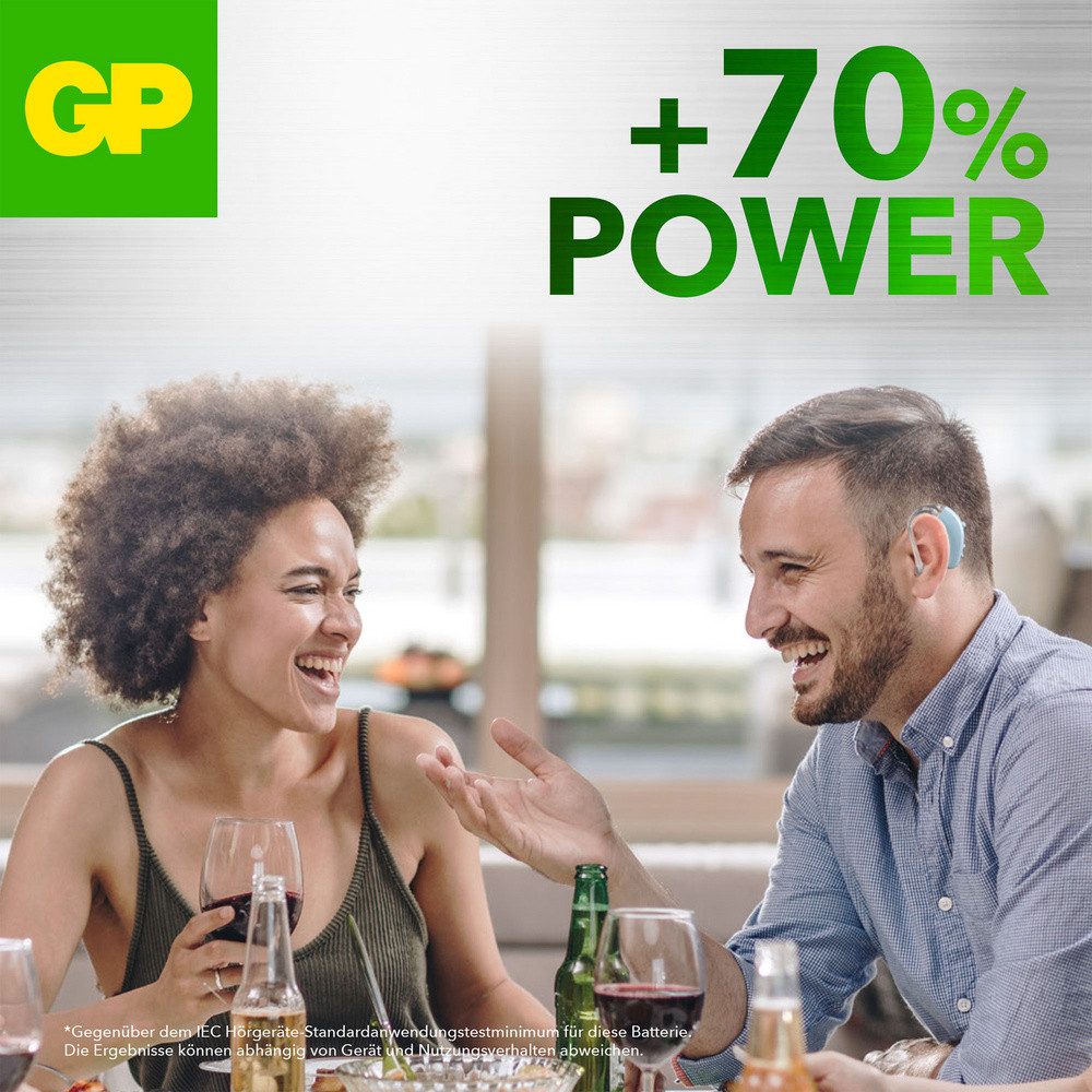 Gp GP Hörgerätebatterie ZA13 1.4 V 6 St. Zink-Luft PR48 Knopfzelle