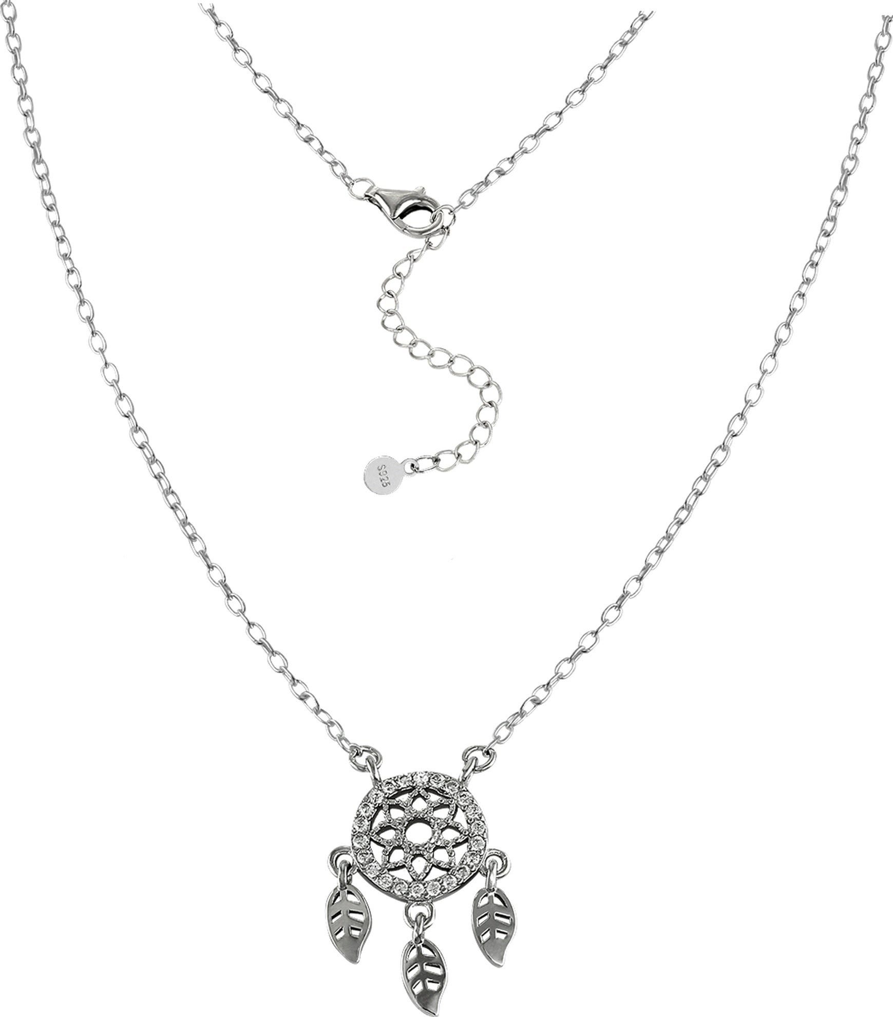 SilberDream Silberkette SilberDream Zirkonia Traumfänger Halskette günstig online kaufen