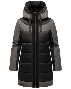 Navahoo Steppjacke Samtkätzchen Modischer, gesteppter Damen Winter Kurzmantel