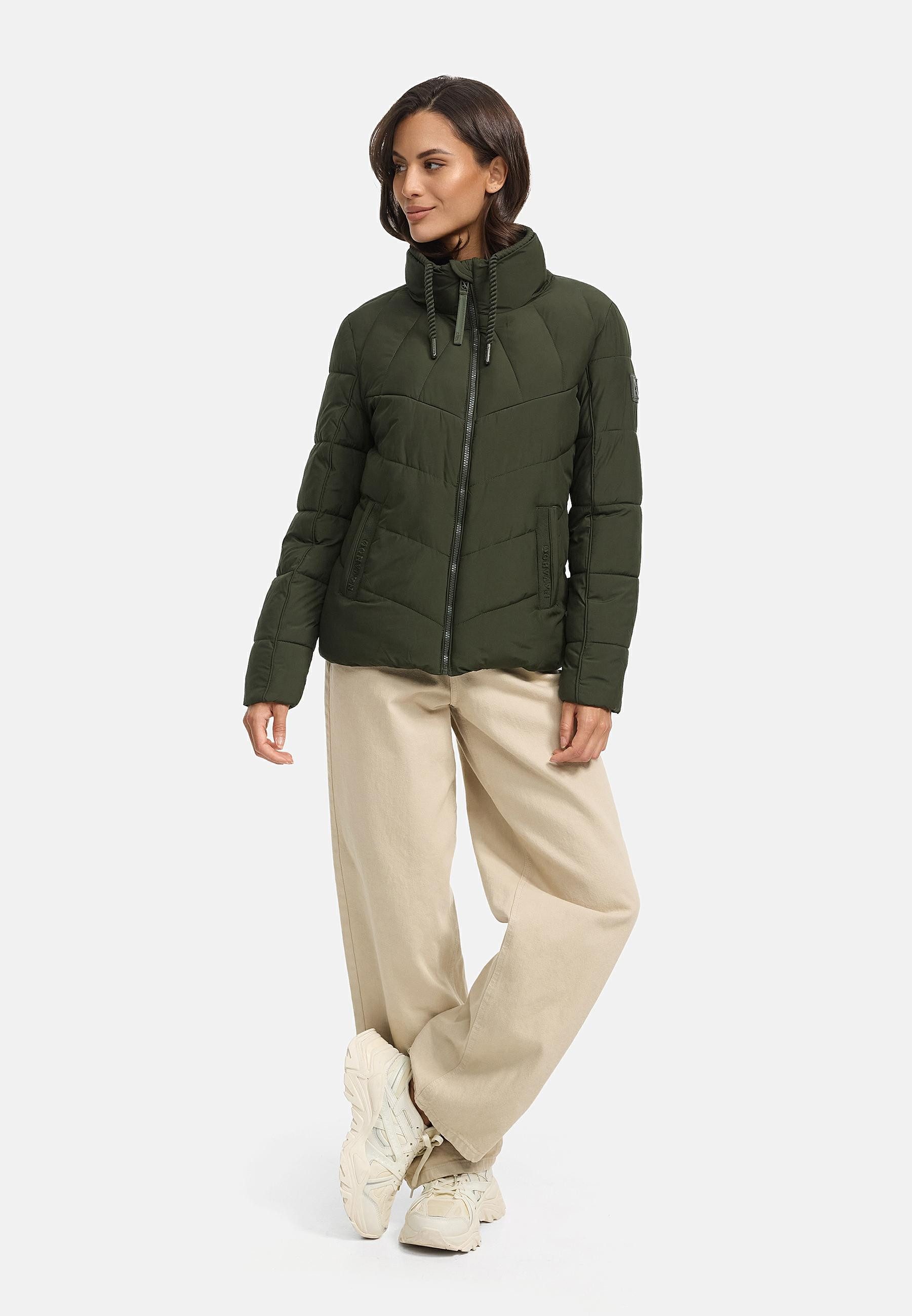 Navahoo Steppjacke Liebesfee 14 gesteppte Damen Übergangsjacke mit wattiertem Stehkragen