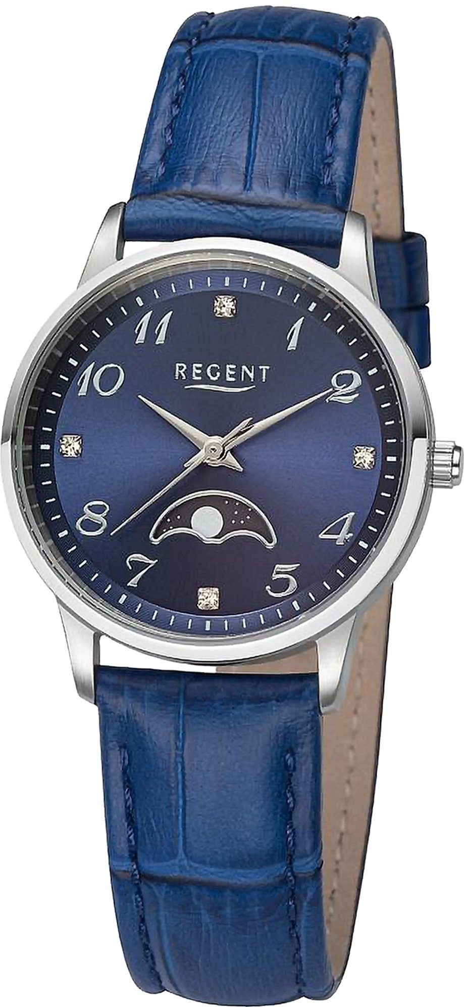 Quarzuhr Regent Damen Armbanduhr Analog