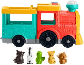 Fisher-Price® Spielzeug-Eisenbahn Little People, ABC Zug, inkl. 5 Tierfreunde Figuren, mit Licht und Sound